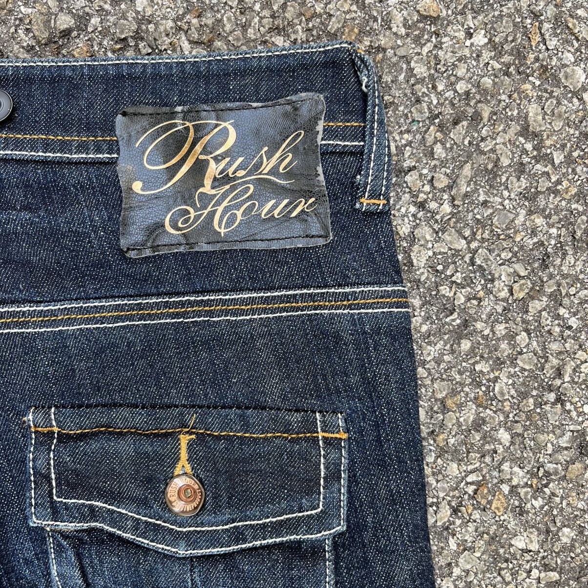 Japanese Brand Flared Japanese Denim Rush Hour Bootcut Pants Size 27" / US 4 / IT 40 - 10 Thumbnail