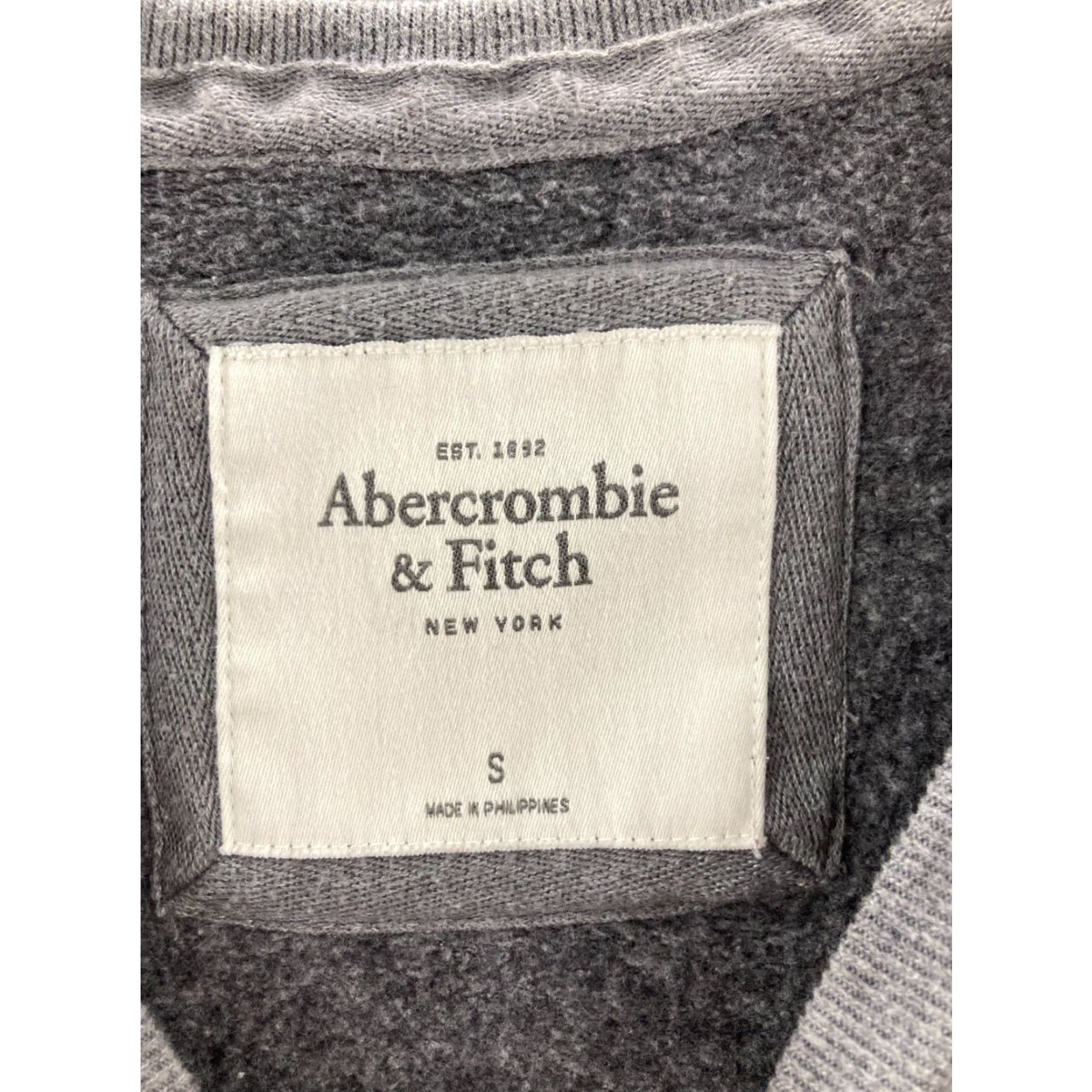 Abercrombie & Fitch Abercrombie & Fitch Sweater Womens Small Gray Shirt (Regular) - Knit Cotton Blend Crew Neck Pullover Size S / US 4 / IT 40 - 4 Thumbnail
