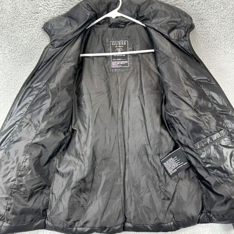 Guess GUESS Goose Down Puffer Jacket Womens Small Black Softshell Full Zip Long Sleeve Size S / US 4 / IT 40 - 3 Thumbnail