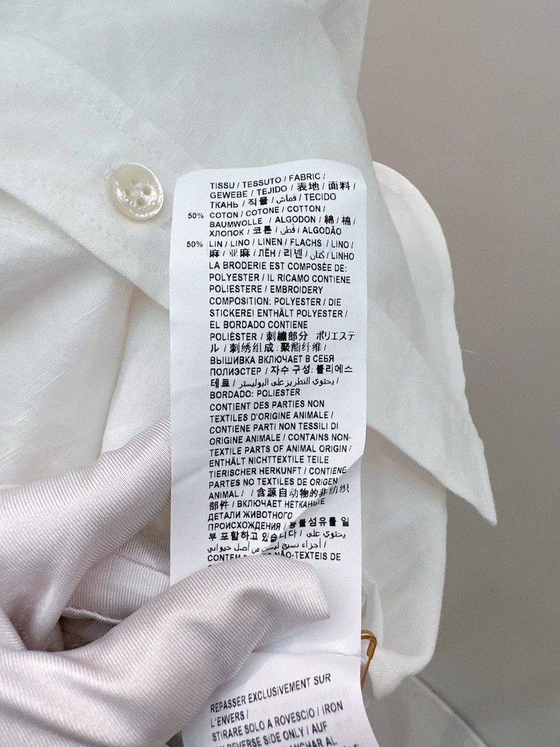 Saint Laurent Paris Saint Laurent Paris white shirt Size XS / US 0-2 / IT 36-38 - 5 Thumbnail