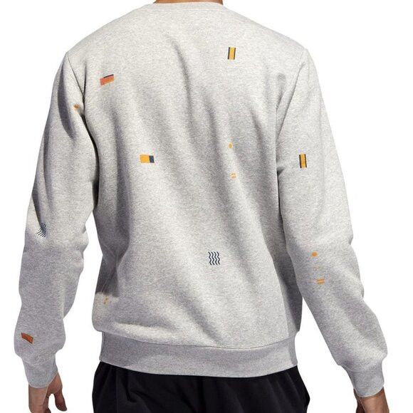 Adidas Adidas ED8323 Global Citizens Crew Sweatshirt Grey Size US XXL / EU 58 / 5 - 2 Thumbnail