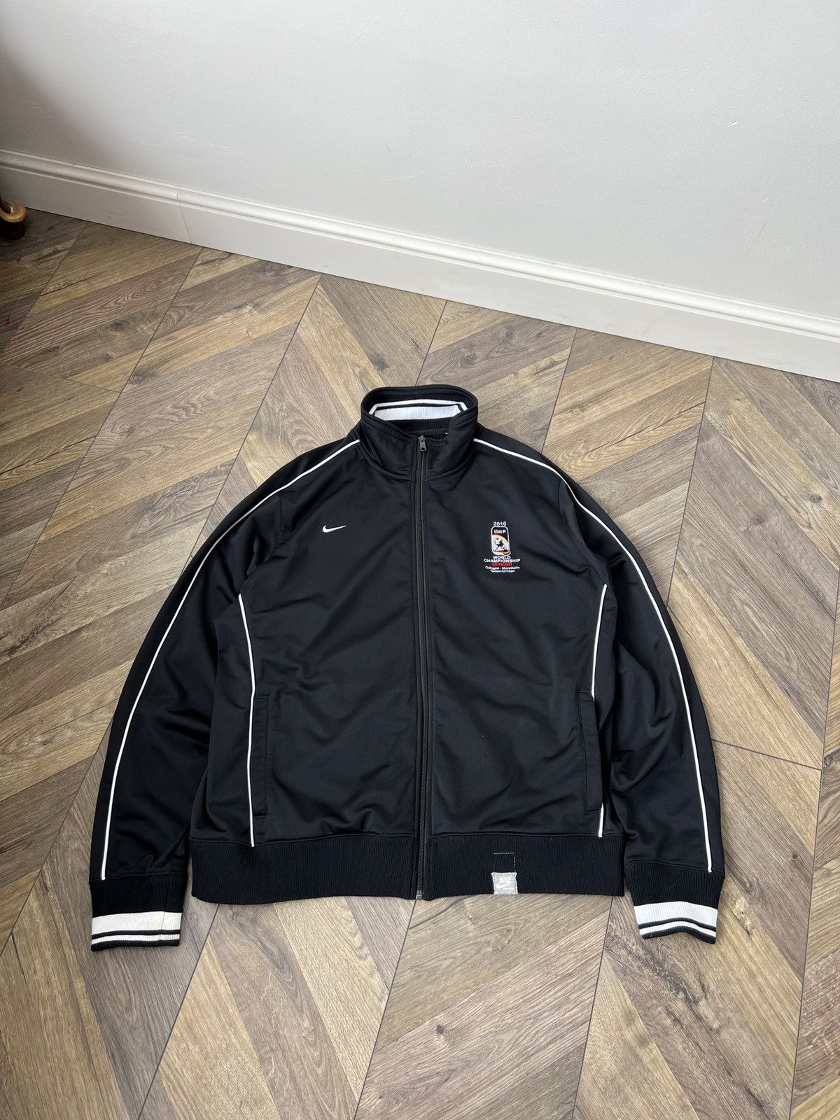 Nike Nike 2010 IIHF Hockey World Championship Track Jacket Size US XXL / EU 58 / 5 - 1 Thumbnail