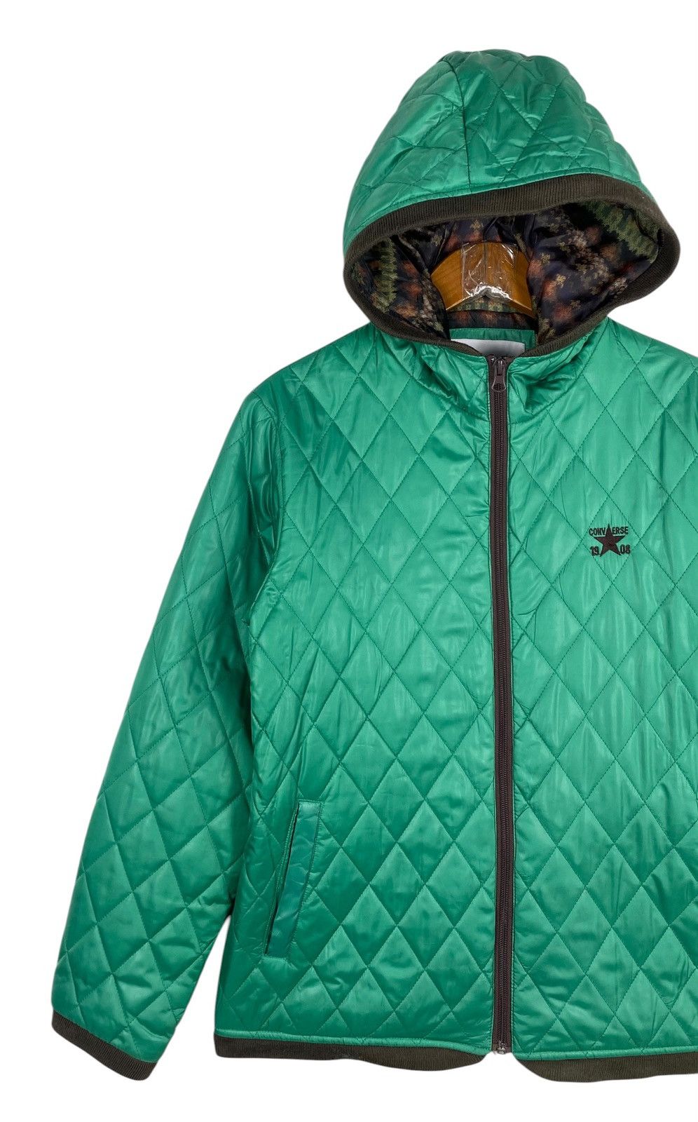 Converse Rare‼️ Converse Diamond-Quilted Light Puffer Jacket Size M / US 6-8 / IT 42-44 - 4 Thumbnail