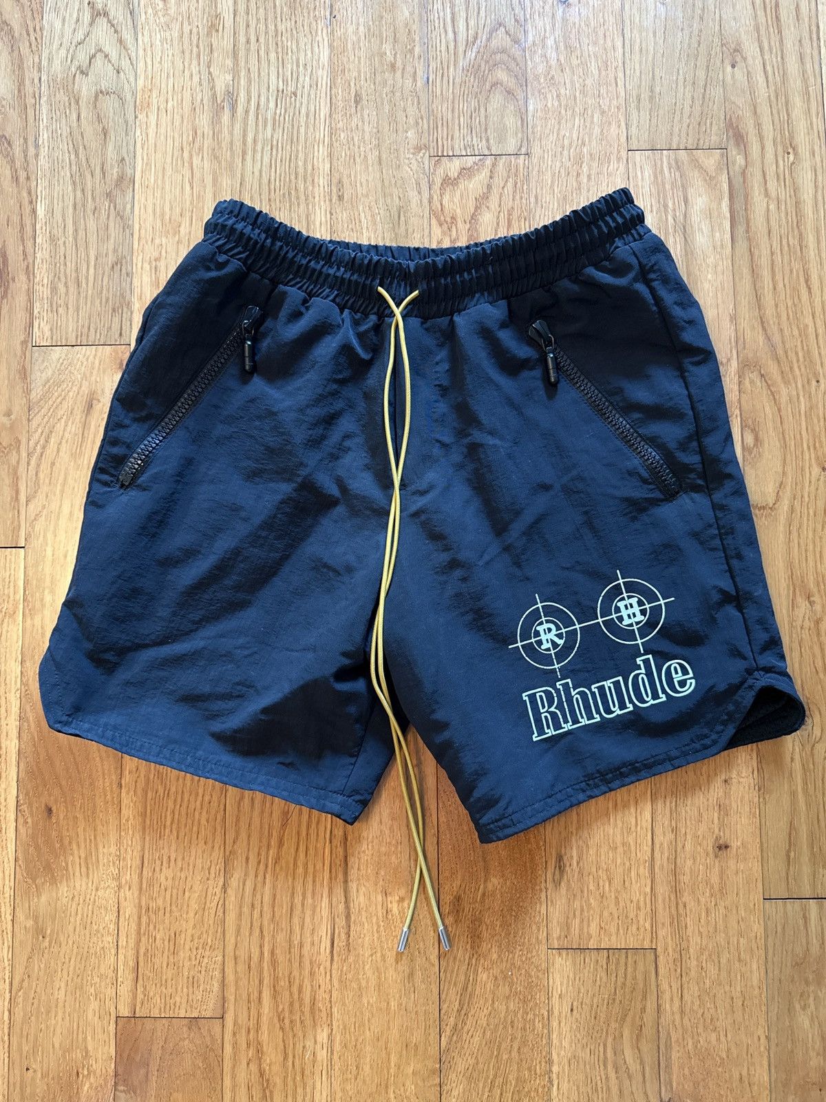 Rhude Target Swim Shorts [Black]