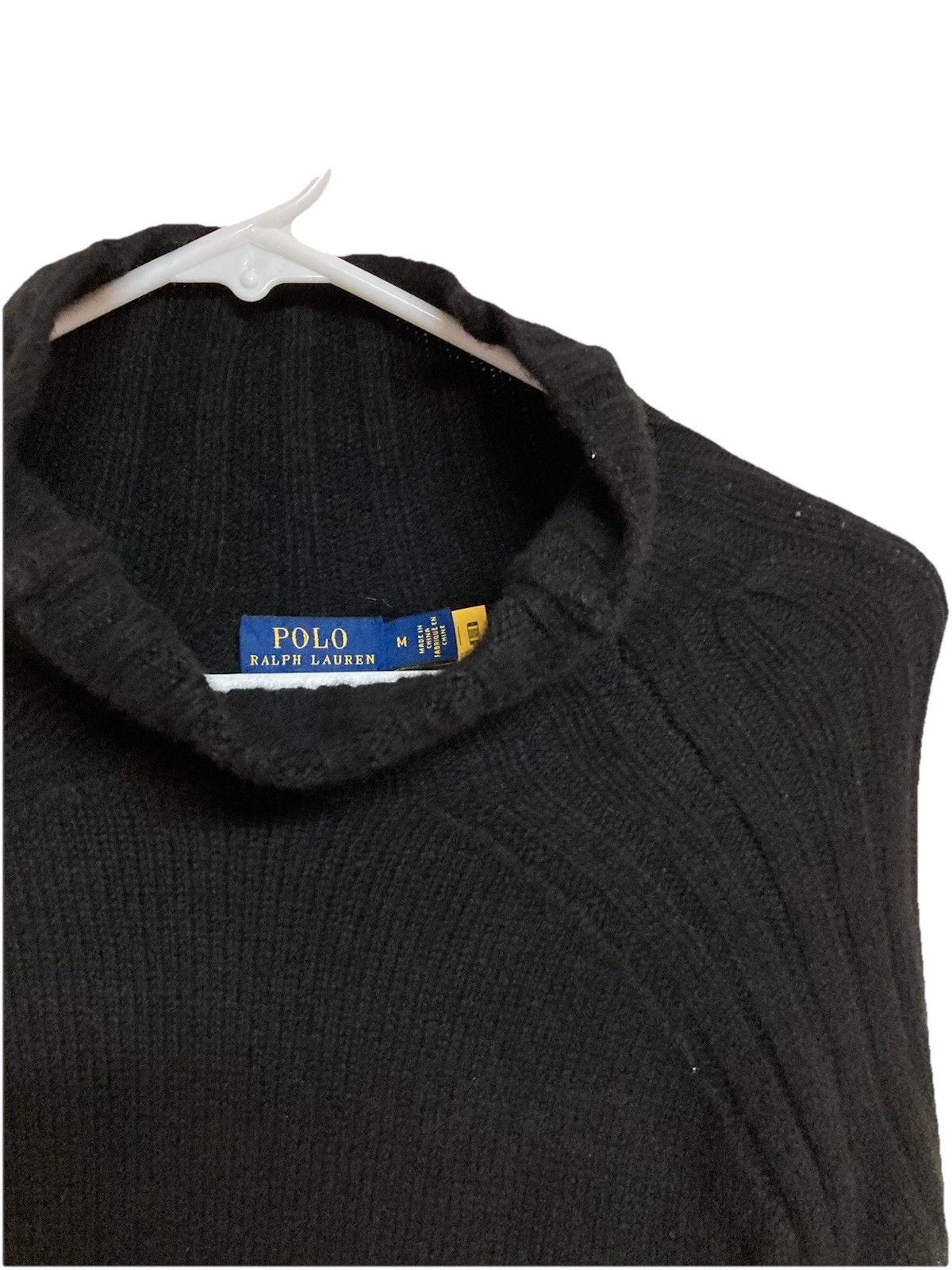 Polo Ralph Lauren Polo Ralph Lauren Sweater Wool Cashmere Knit Black Sz M Size US M / EU 48-50 / 2 - 4 Thumbnail