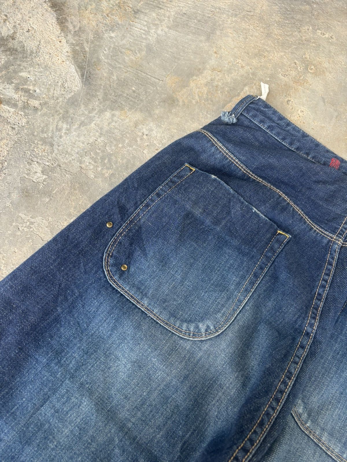 Hysteric Glamour Distressed Baloony and Bed Denim Japanese Style Jeans Size US 30 / EU 46 - 8 Thumbnail