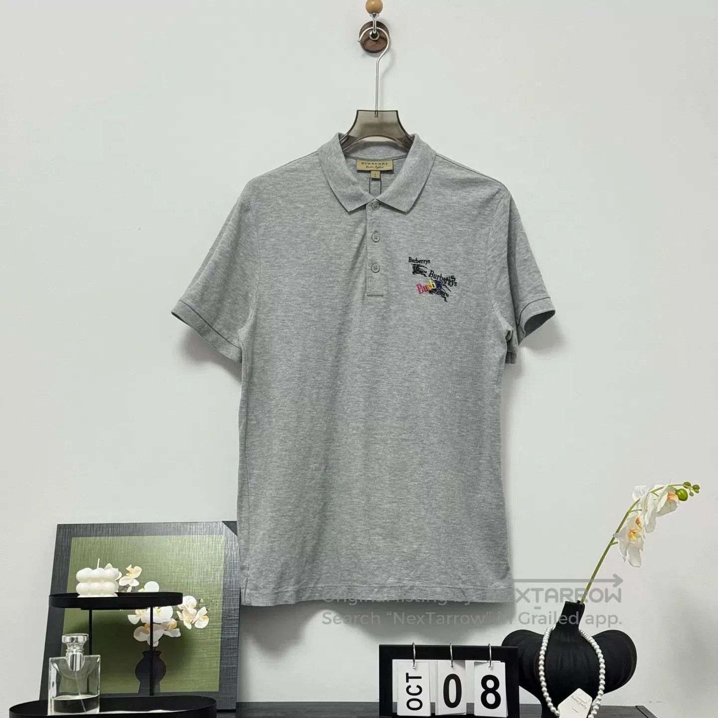 Burberry Burberry Embroidered Logo Short Sleeve Polo. Size US L / EU 52-54 / 3 - 1 Thumbnail