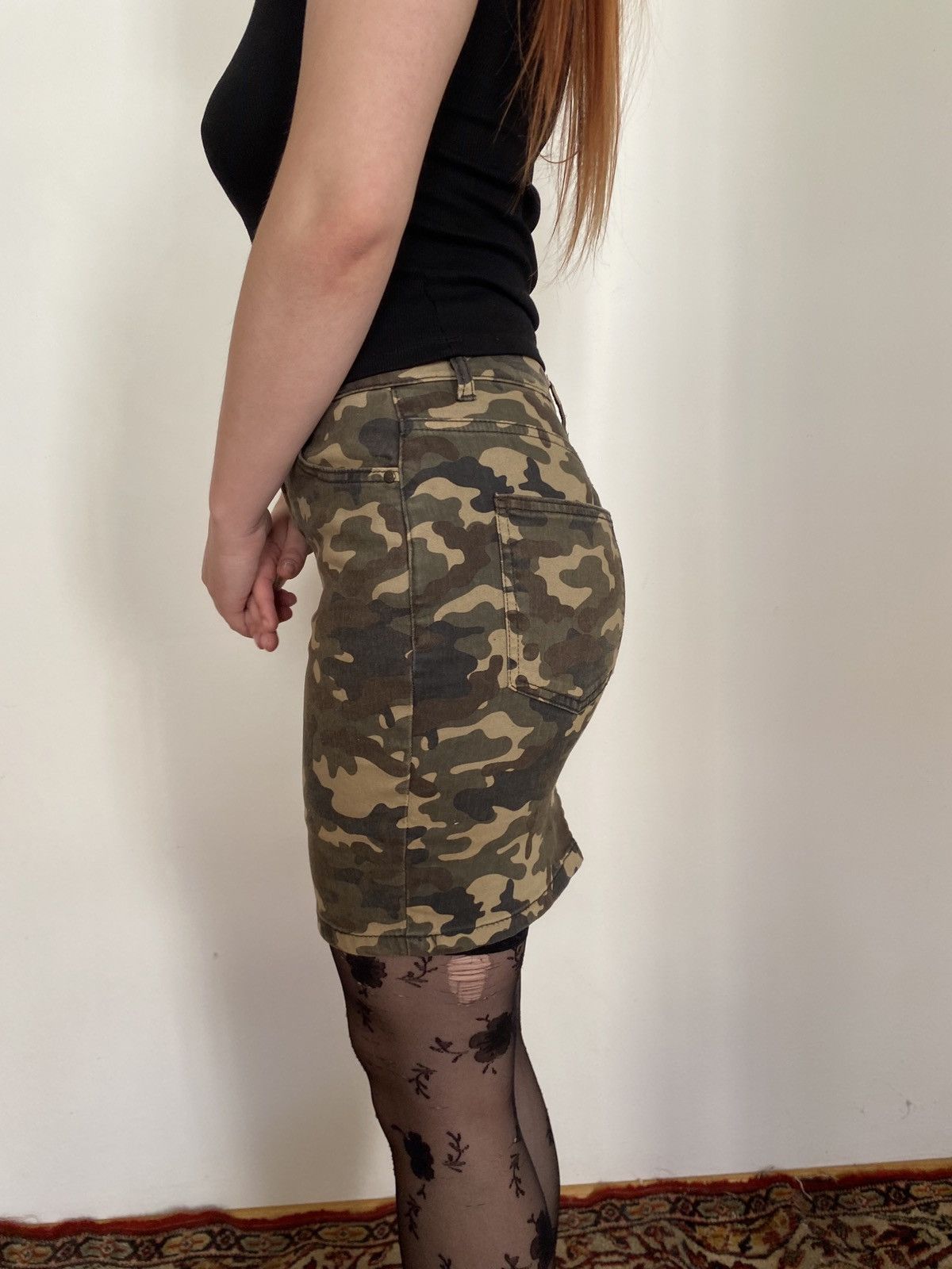 Vintage Vintage military denim skirt Size 27" / US 4 / IT 40 - 4 Thumbnail