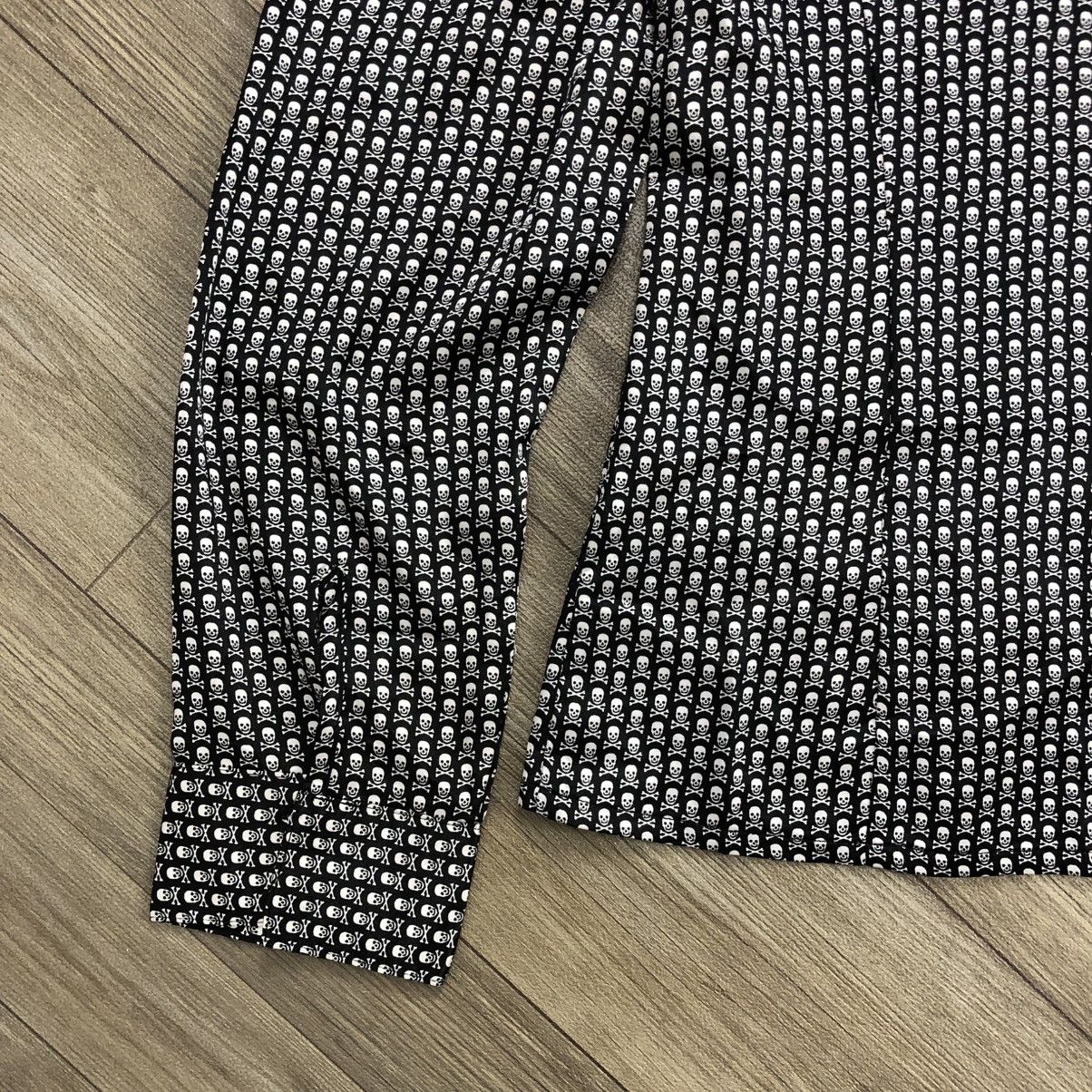 If Six Was Nine × Japanese Brand × Seditionaries 2000s Anap Skulls Full Print Lgb Gothic Goa Style Button Up Size US L / EU 52-54 / 3 - 11 Thumbnail