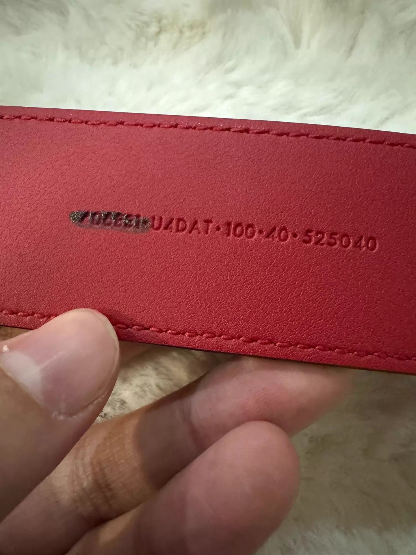 Gucci Gucci Double G Red Belt 100 New With Tags Size ONE SIZE - 6 Thumbnail