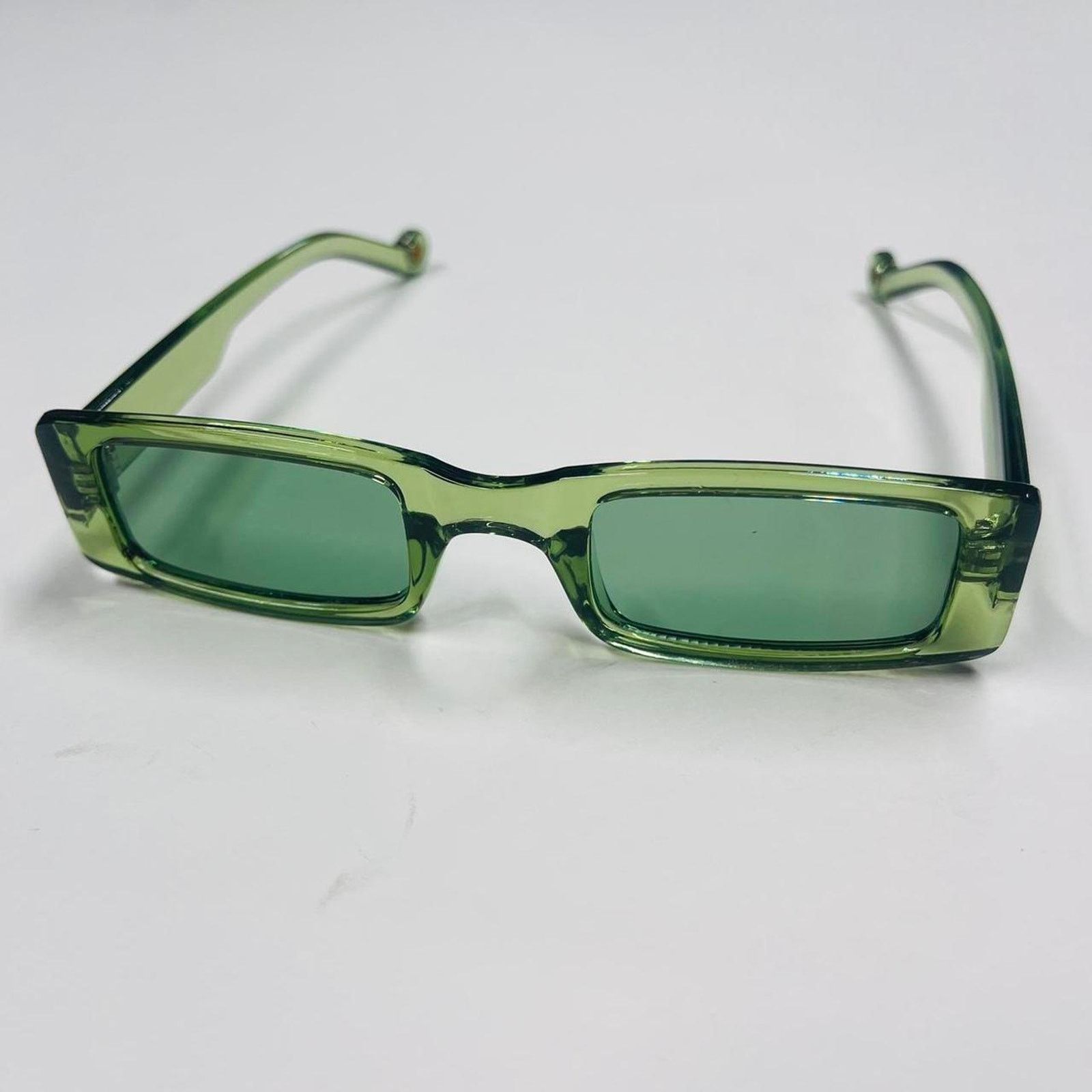 Vintage Y2k 2000s vintage style clear green surfer sunglasses Size ONE SIZE - 2 Thumbnail