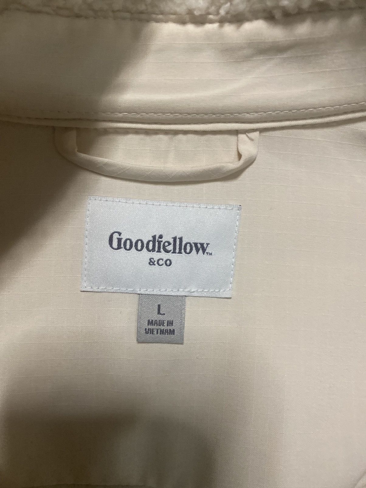 Other Cream button-up fleece jacket #winterjacket Size L / US 10 / IT 46 - 3 Thumbnail