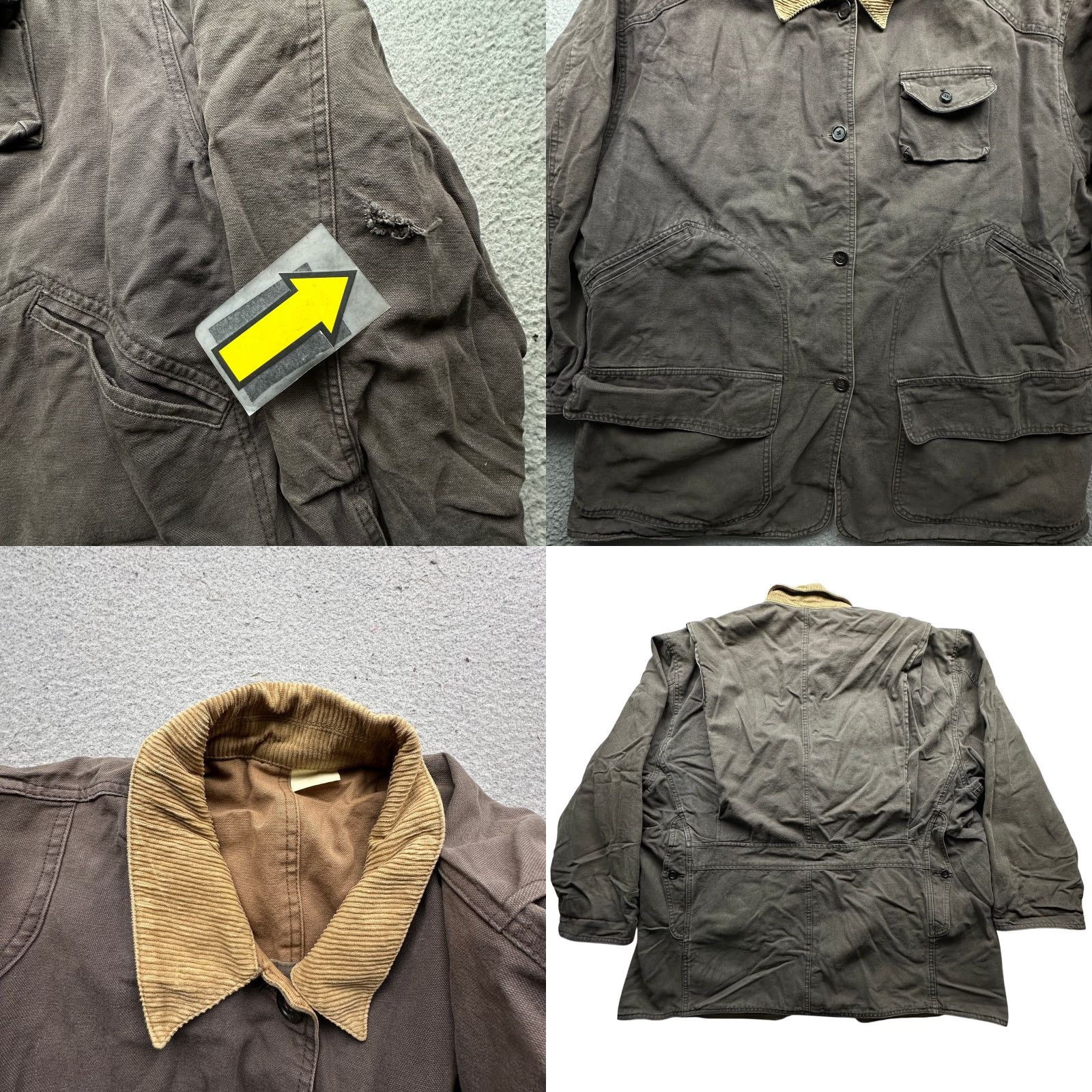 Vintage VINTAGE Thornton Bay Reversible Duck Canvas Chore Work Jacket Mens Large Brown Size US L / EU 52-54 / 3 - 8 Thumbnail
