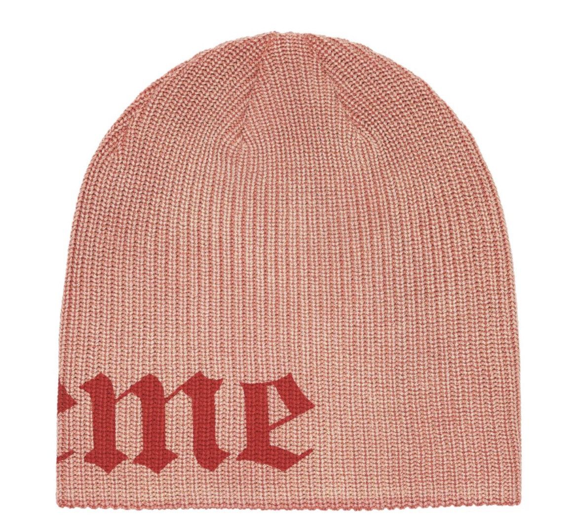 Supreme Supreme old English printed washed beanie pale red Size ONE SIZE - 2 Thumbnail