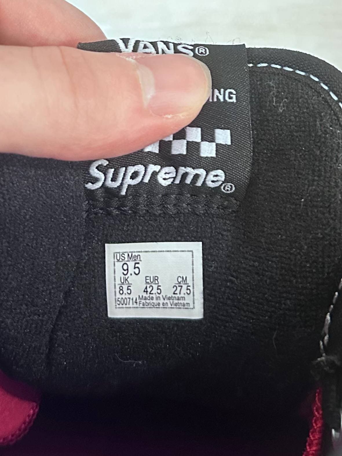 Supreme × Vans Supreme x Mike Kelley x Vans Size US 9.5 / EU 42-43 - 11 Thumbnail