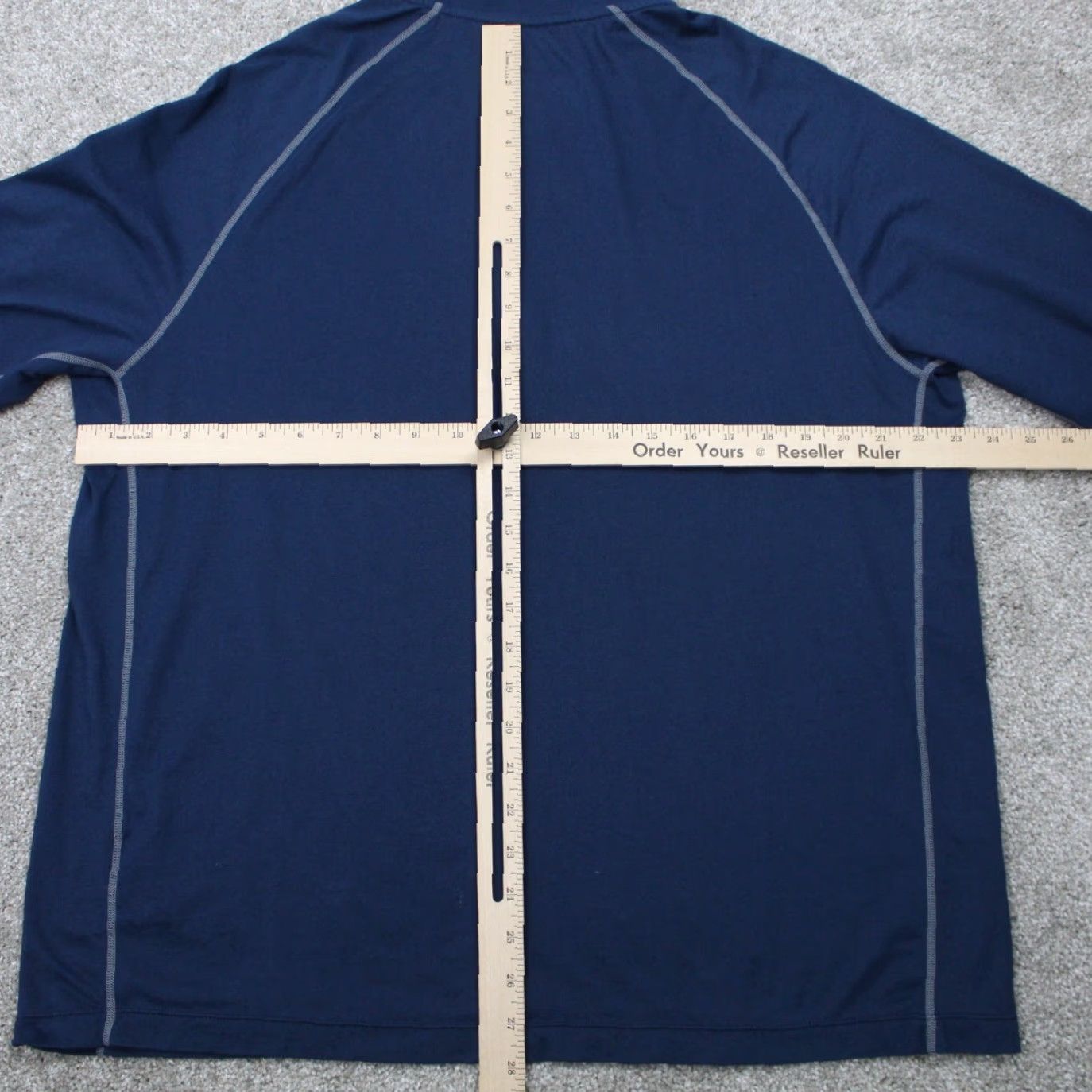 Vintage Cloudveil Mens 2XL Blue Pullover Sweatshirt Long Sleeve Lightweight Mock Neck Logo Cotton Blend Regular Fit Shirtless? Size US XXL / EU 58 / 5 - 6 Thumbnail