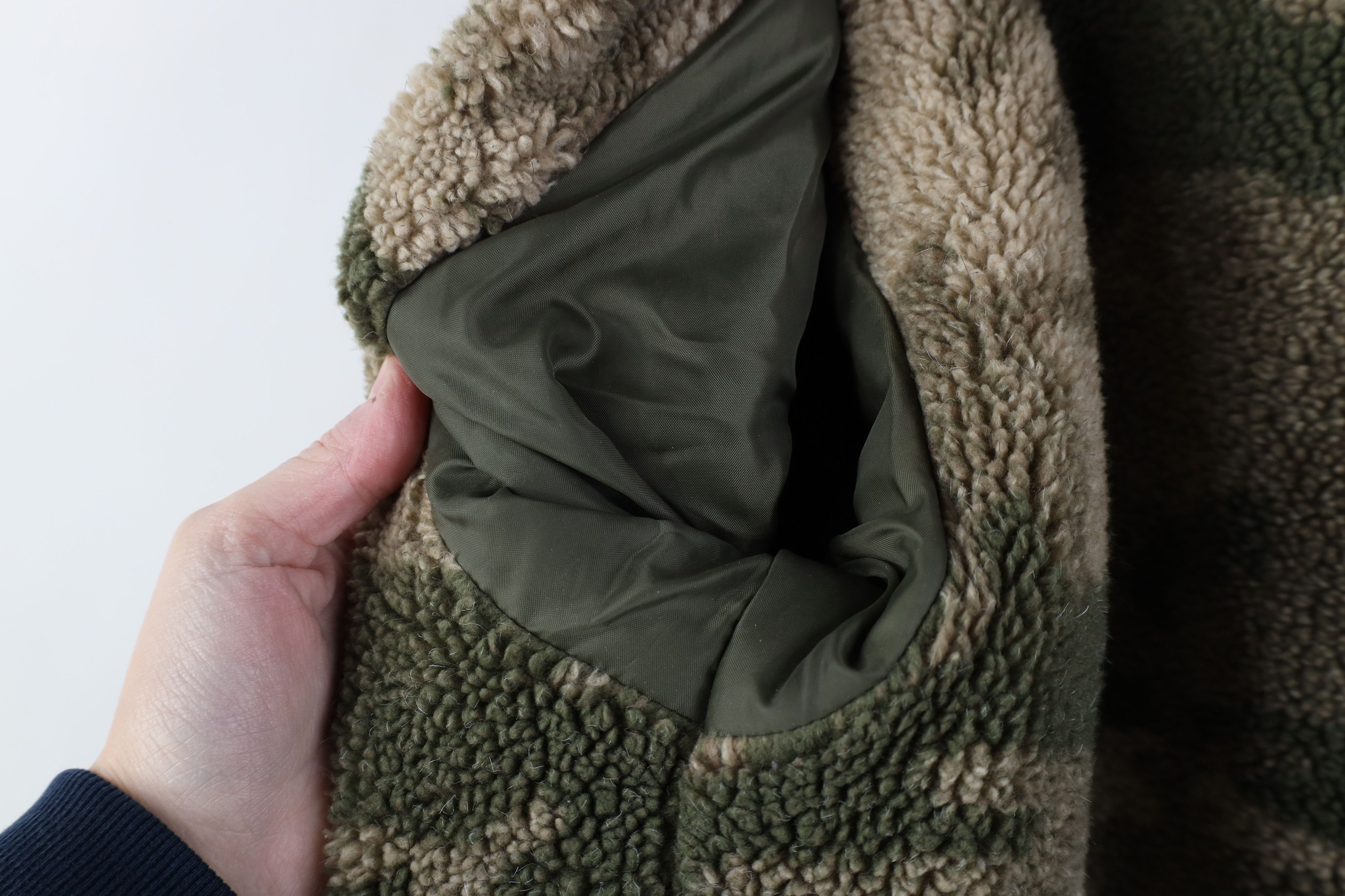 Cabelas Vintage Cabelas Camouflage Fleece Lined Canvas Bomber Jacket Size US M / EU 48-50 / 2 - 14 Thumbnail