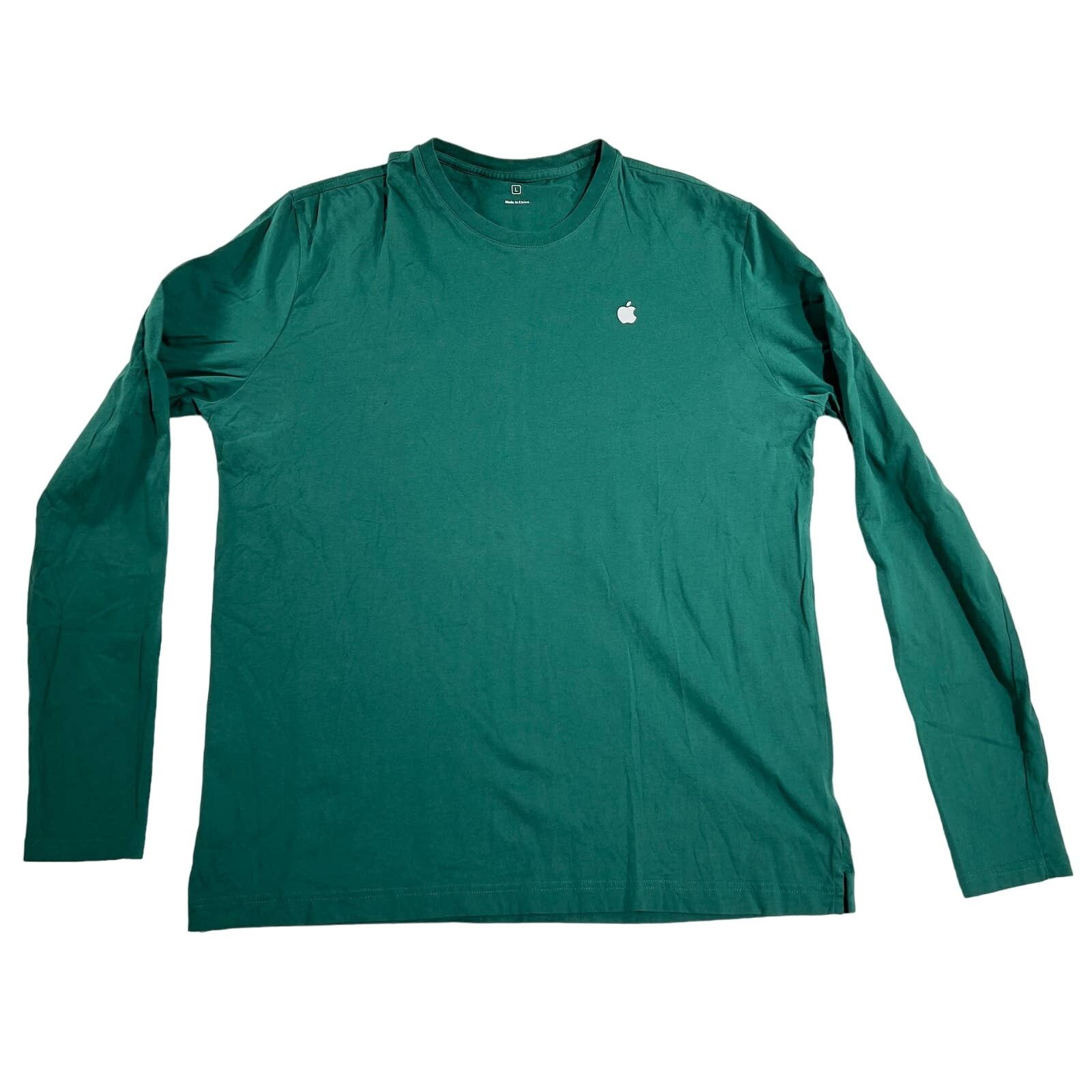 Apple Apple T-Shirt Men's Large Long Sleeve Crew Neck Employee Size US L / EU 52-54 / 3 - 1 Thumbnail