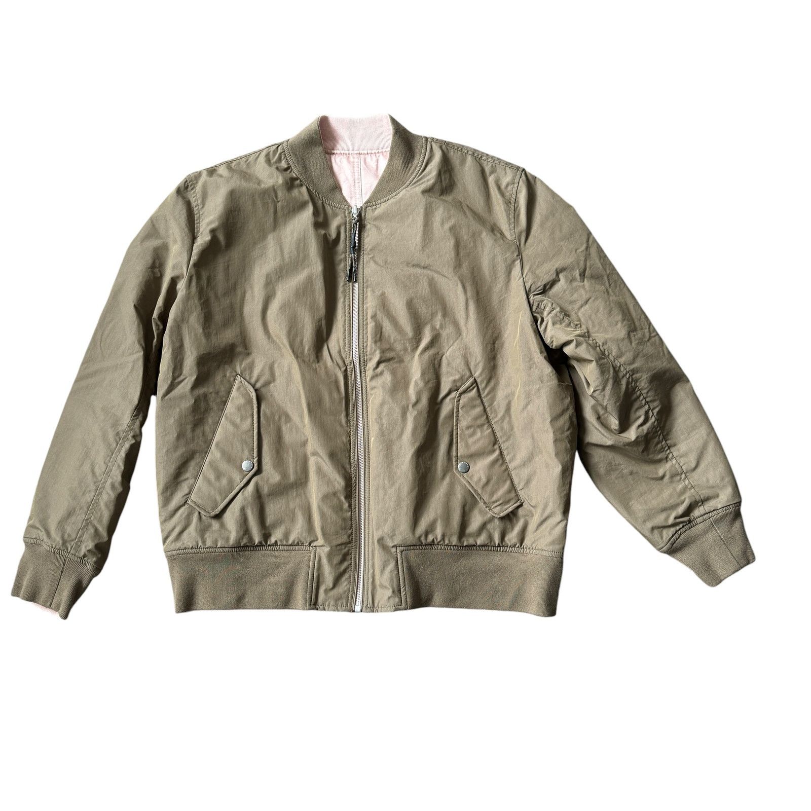 Rag Bone Manston Reversible Army Green Bomber Jacket