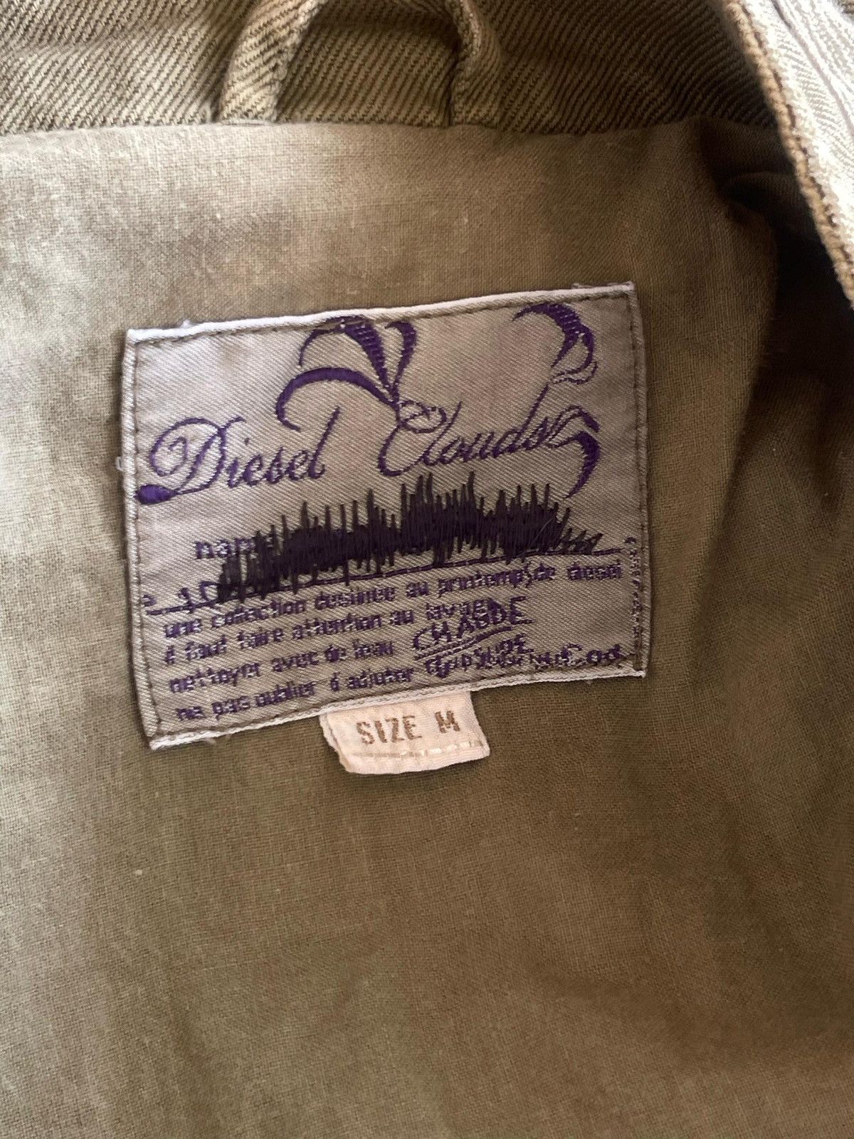 Designer × Diesel × Vintage Spring Summer Wind Diesel Parachute Jacket Size M / US 6-8 / IT 42-44 - 24 Thumbnail