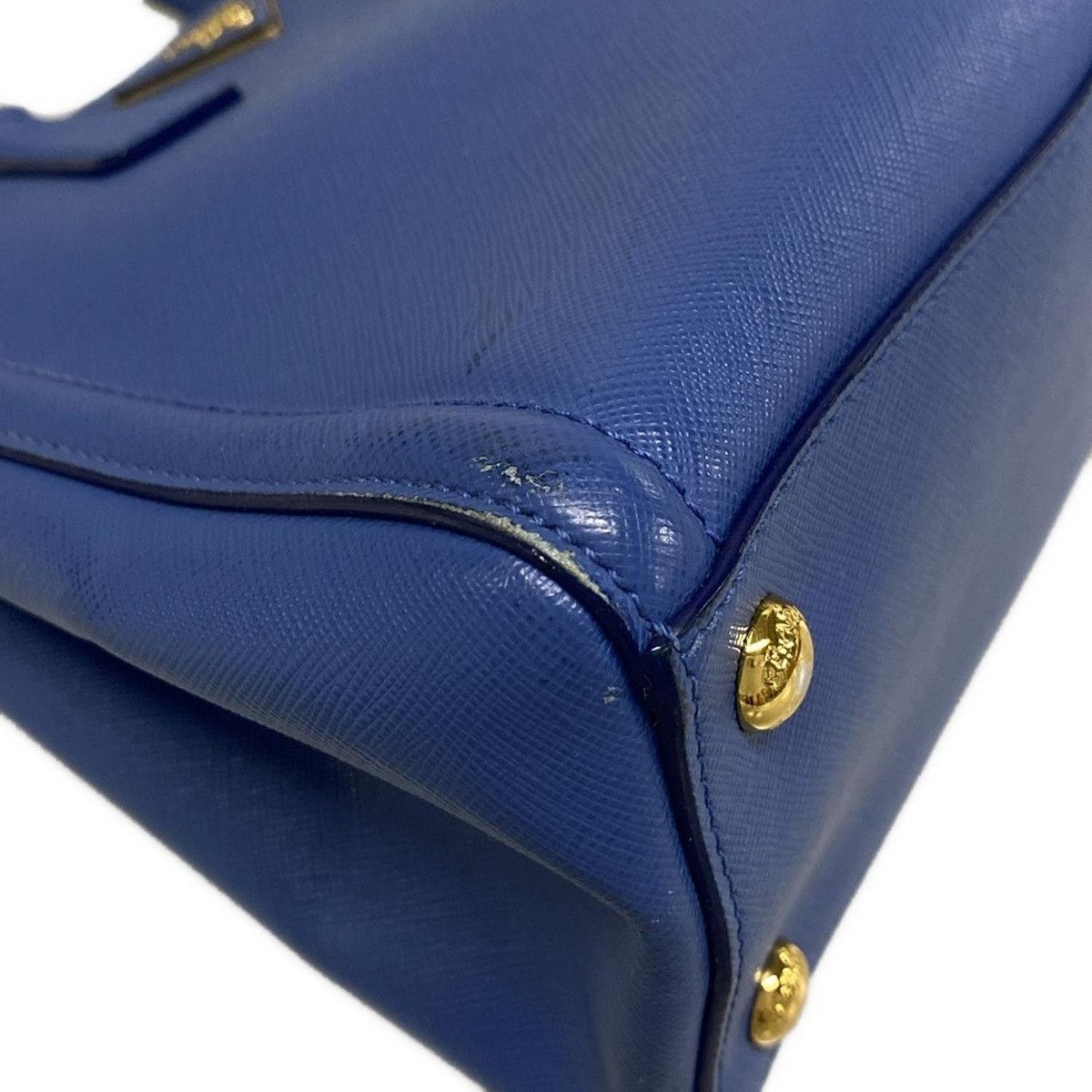 Prada PRADA Triangle Logo Tote Bag BN2608 Saffiano Lux (Leather) Size ONE SIZE - 6 Thumbnail