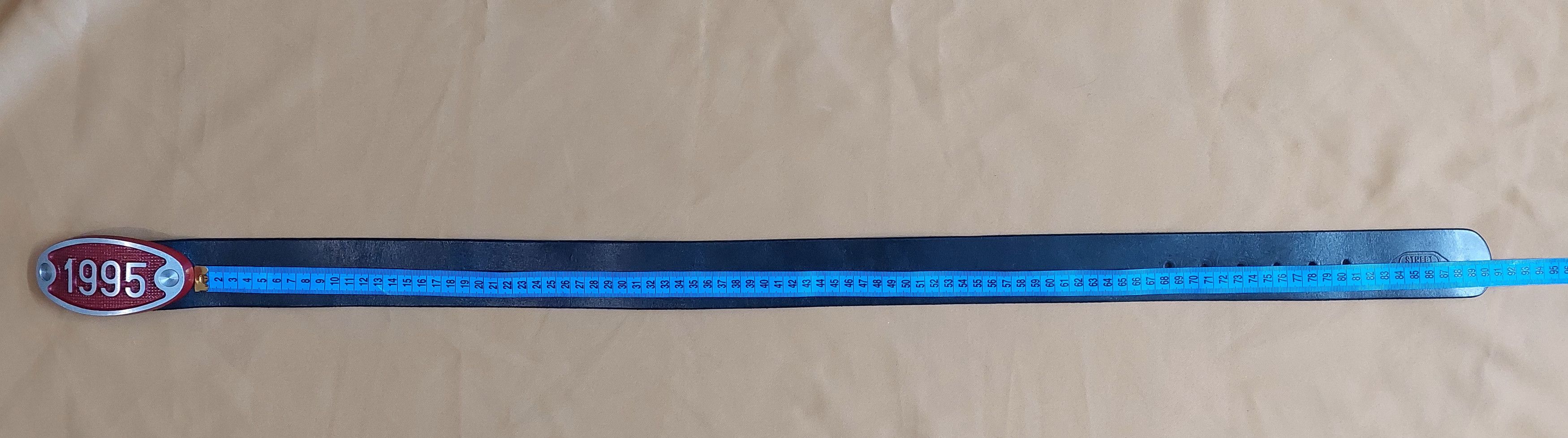 Other Streetbelt.ch Swiss Hydrant Plate Leather Belt Industrial Size ONE SIZE - 19 Thumbnail