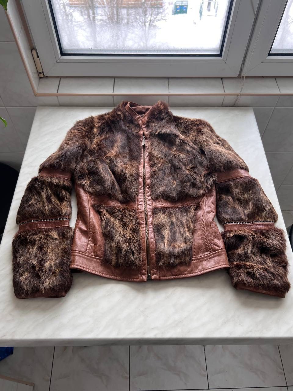 Other Italian biker leather fur jacket Size S / US 4 / IT 40 - 7 Thumbnail