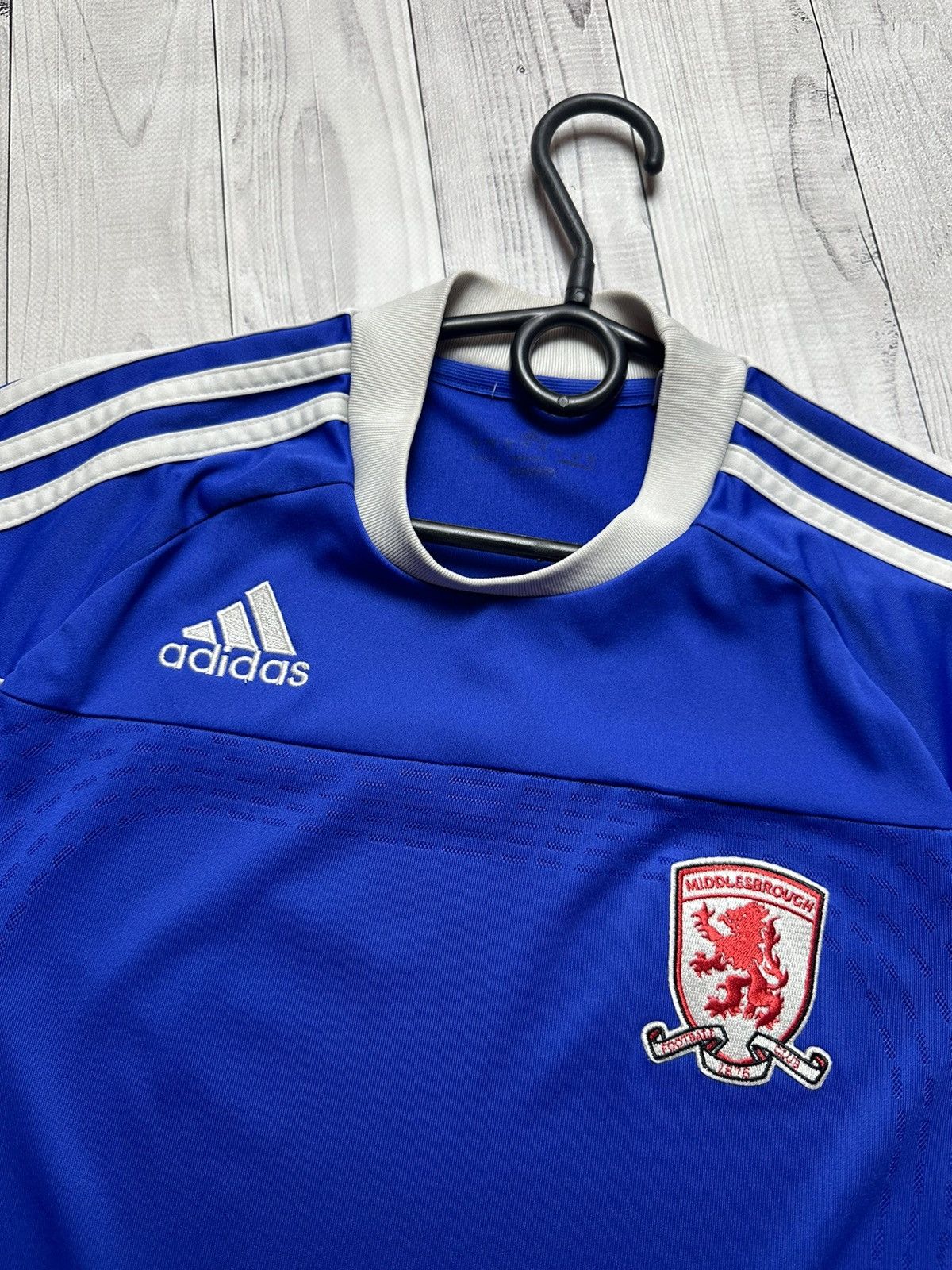 Adidas × Vintage Vintage adidas Soccer jersey size S Middlesbrough blue Size US S / EU 44-46 / 1 - 2 Thumbnail