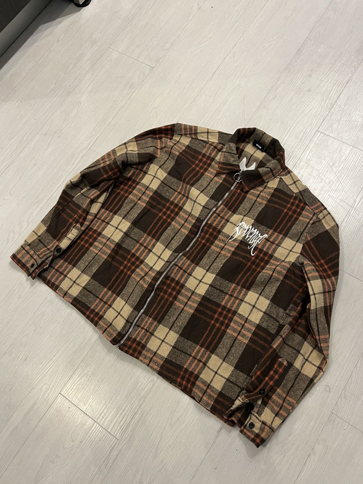 Other Revenge Flannel Zip Plaid Shirt M Size US M / EU 48-50 / 2 - 3 Thumbnail