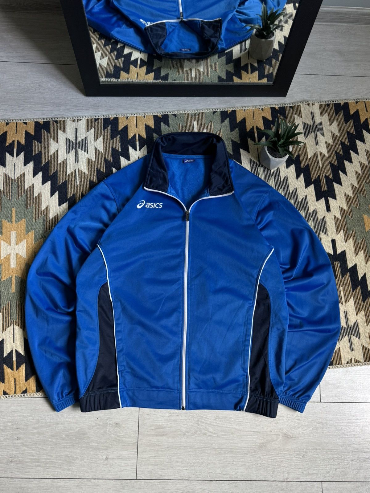 Asics Vintage Asics Logo Track Jacket Size US L / EU 52-54 / 3 - 1 Thumbnail