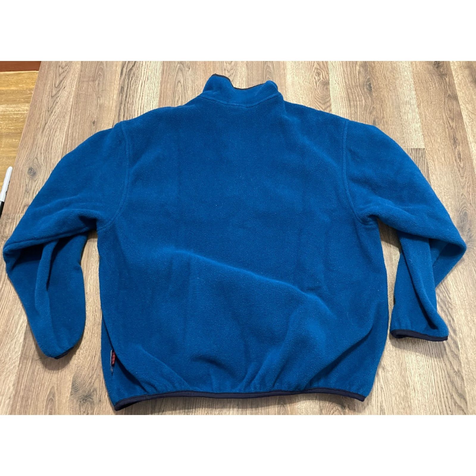 Vintage VINTAGE Woolrich Sweater Men L Blue 1/4 Buttons Fleece Pullover Casual Regular Size US L / EU 52-54 / 3 - 2 Thumbnail