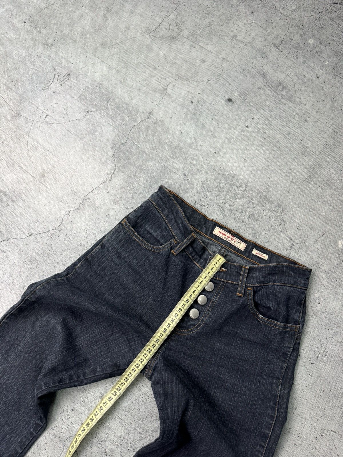 Miss Sixty Vintage Miss Sixty Y2K Jeans Flared Japan Denim 00s Low Rice Size 25" / US 0 / IT 36 - 9 Thumbnail