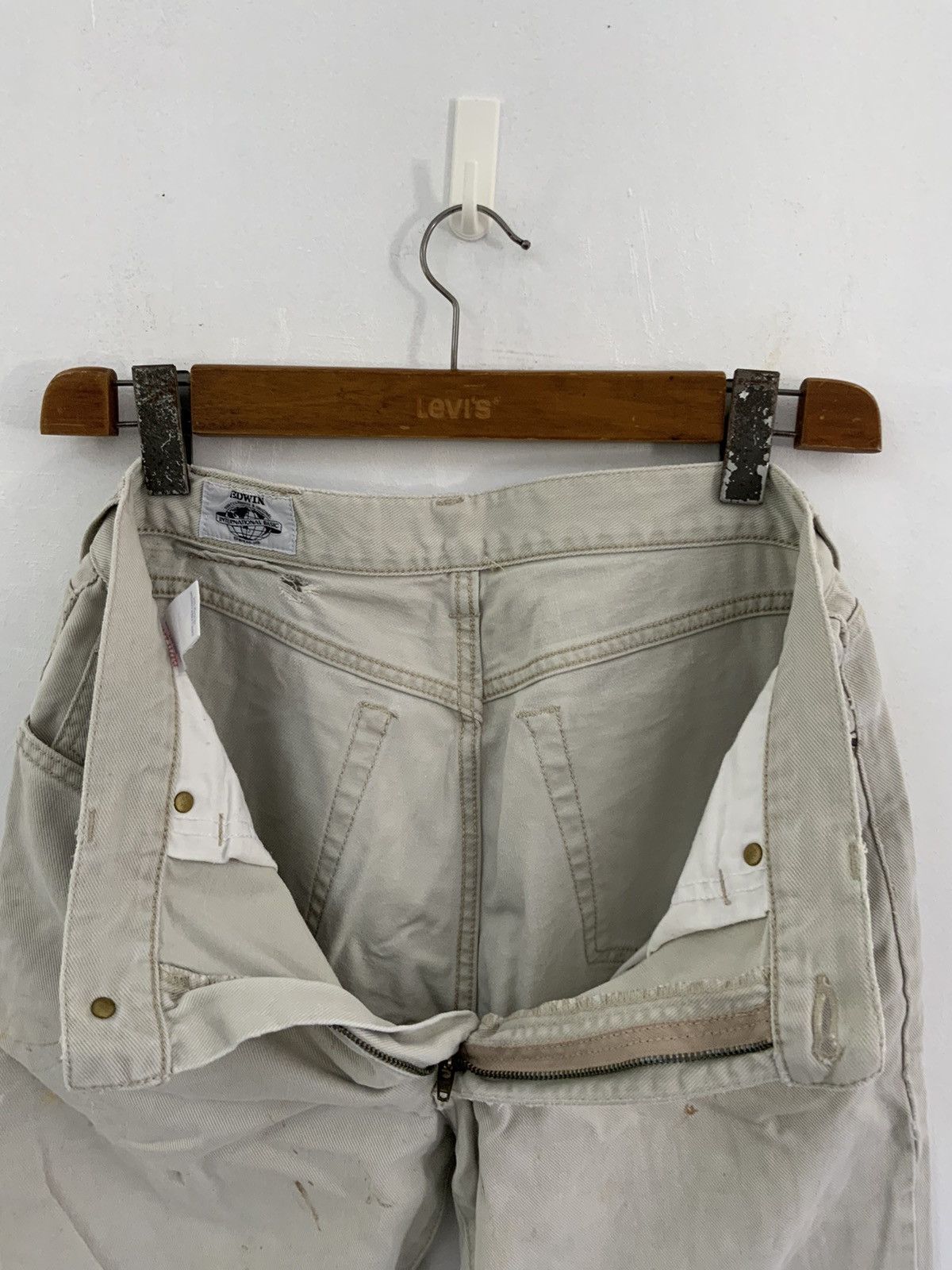 Edwin Vintage Edwin Japan Made Distressed Fade Jeans Size US 31 - 10 Thumbnail