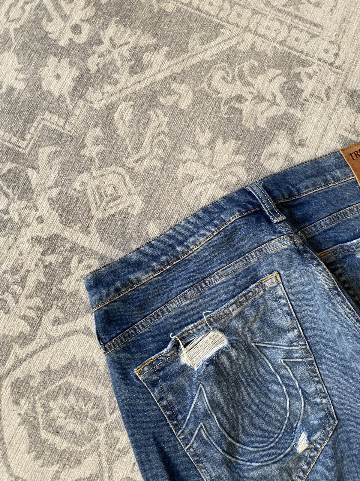 True Religion Vintage True Religion Jeans Slim Distressed Japanese Y2K Size US 34 / EU 50 - 5 Thumbnail