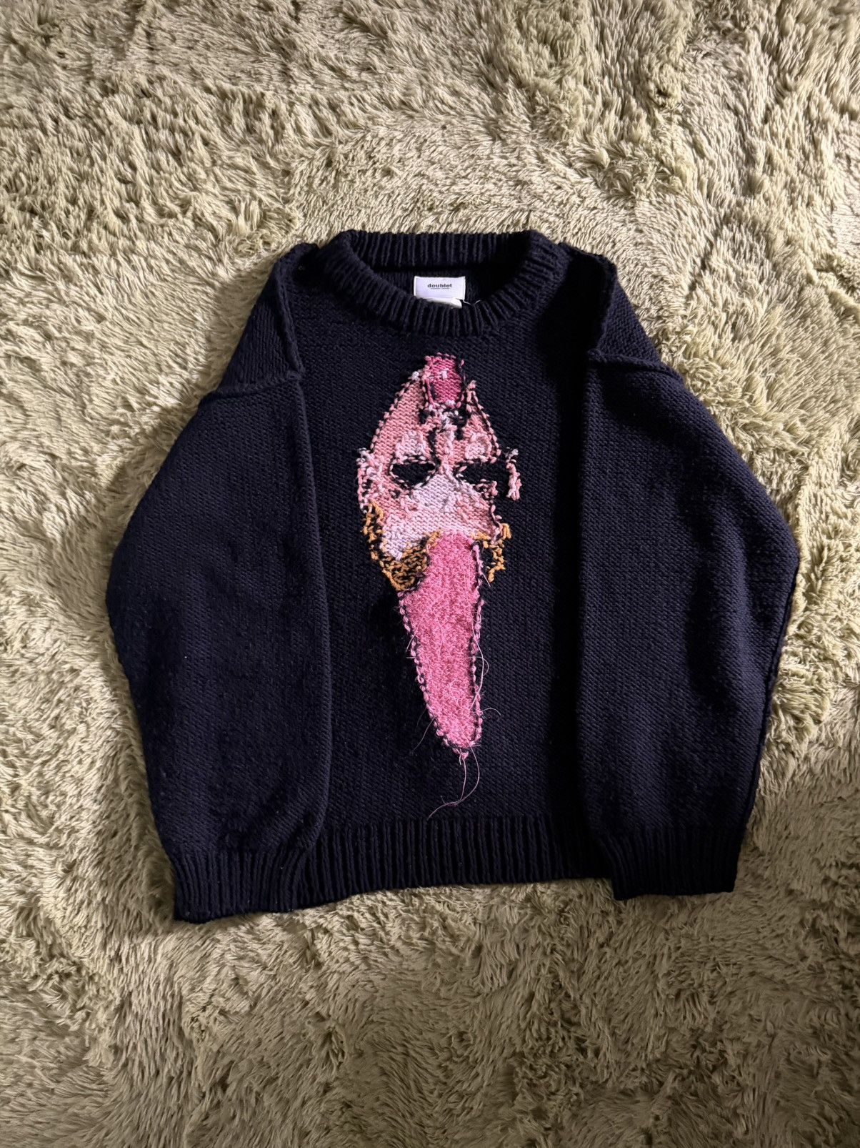 Doublet Doublet inside out sweater | Grailed