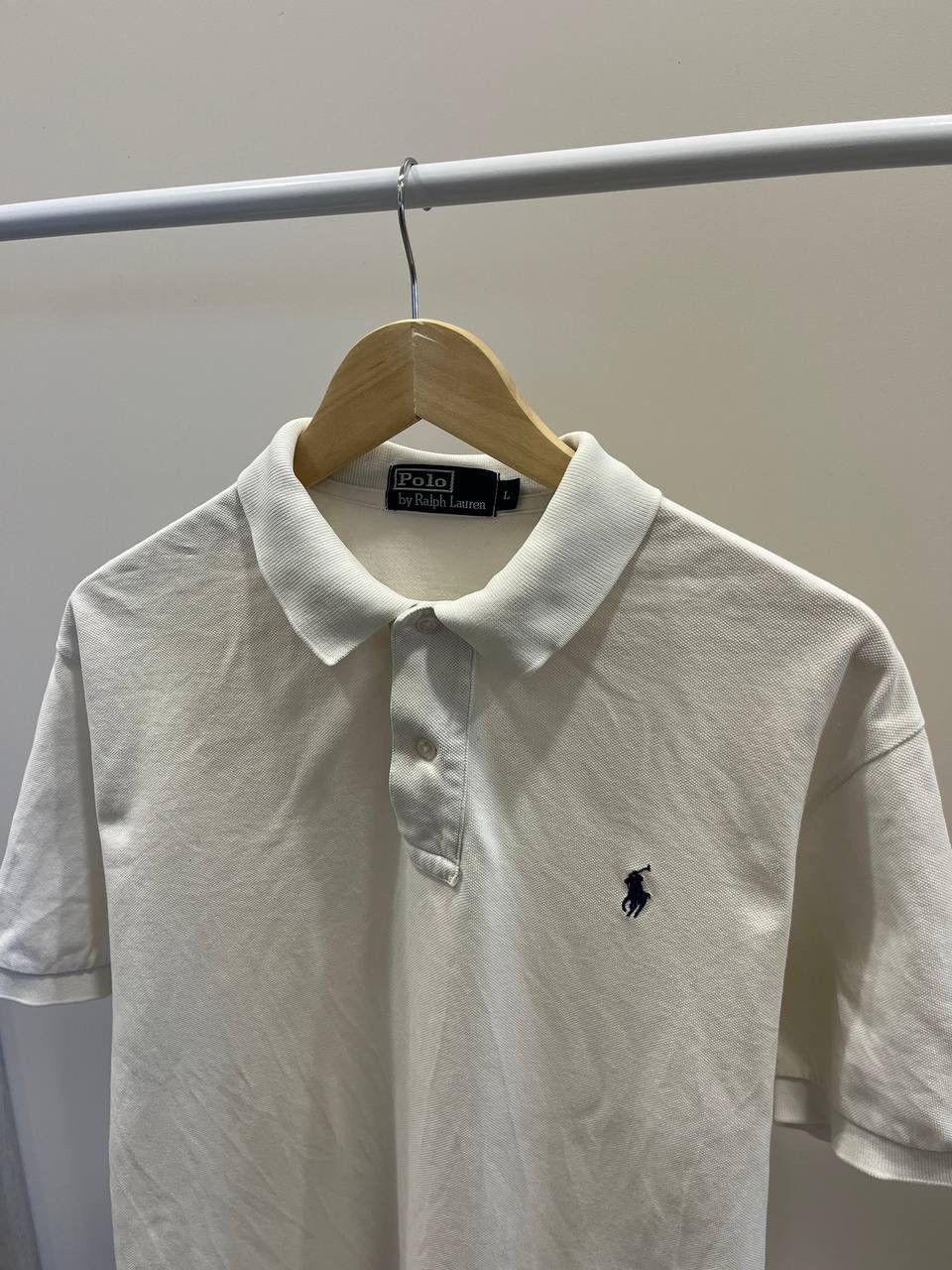 Polo Ralph Lauren Vintage 90s Polo Ralph Lauren Rugby Pocket Earth Tone White Size US L / EU 52-54 / 3 - 2 Thumbnail