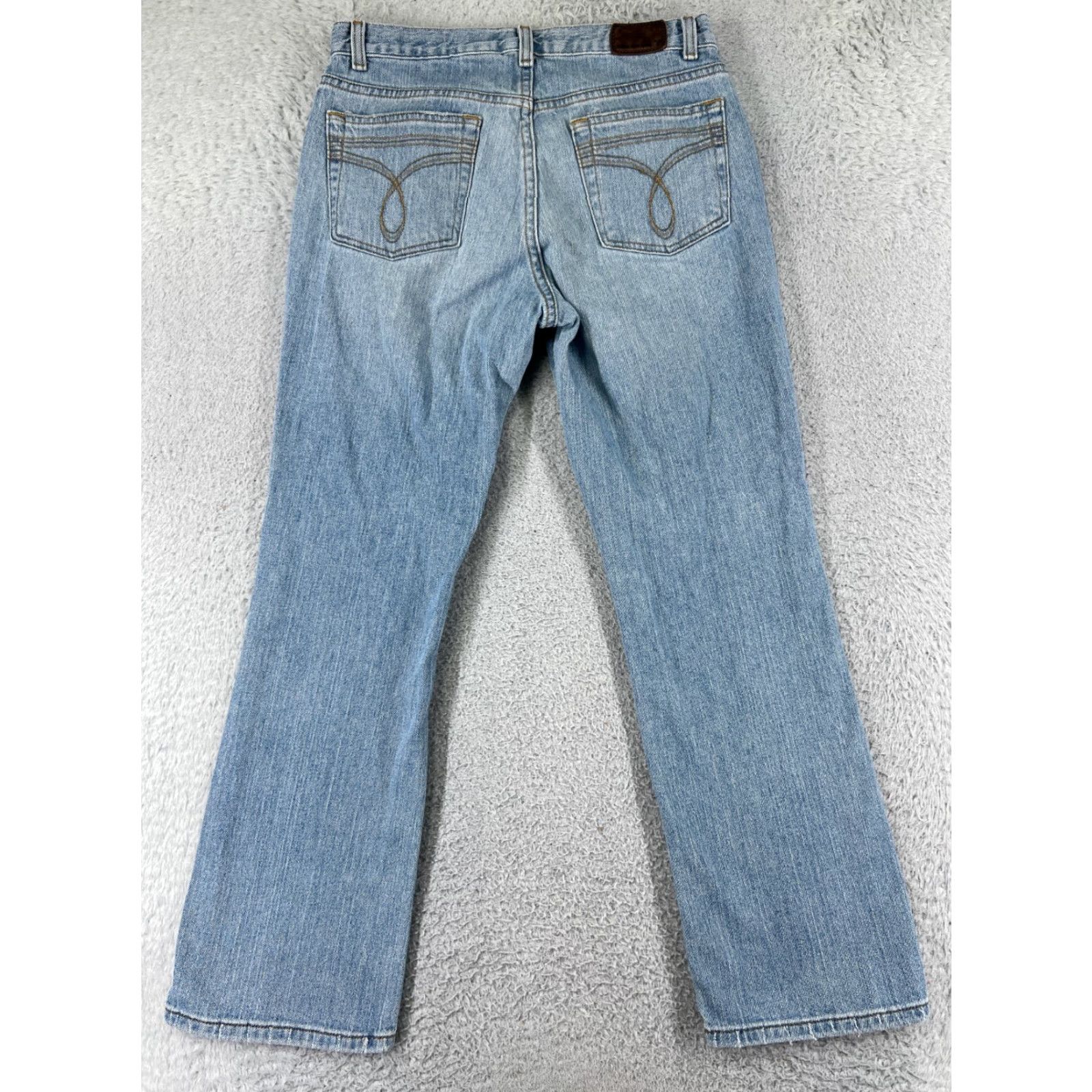 Calvin Klein Calvin Klein Pants Women 8 Blue Jeans Denim Boot Cut Mid Rise 27x28 Cotton Blend Size 30" / US 8 / IT 44 - 2 Thumbnail