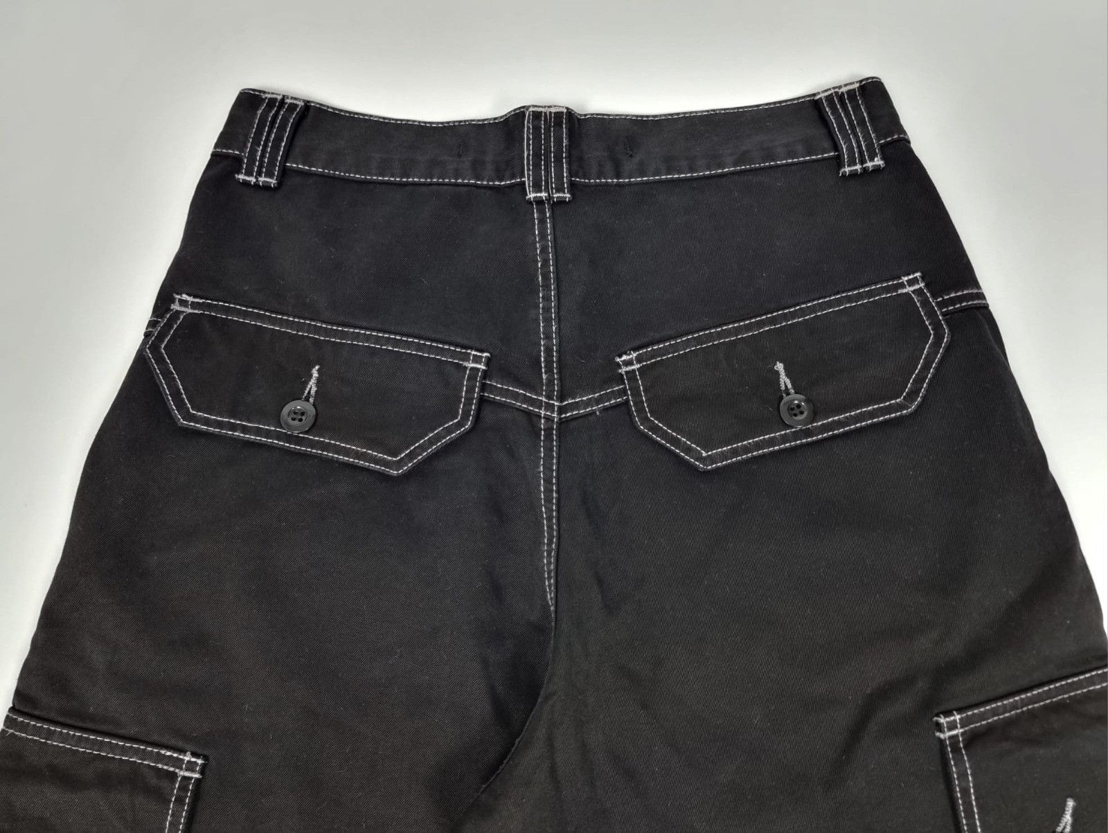 Vintage vintage triangle skate baggy jeans black XS mens womens Size US 29 - 4 Thumbnail
