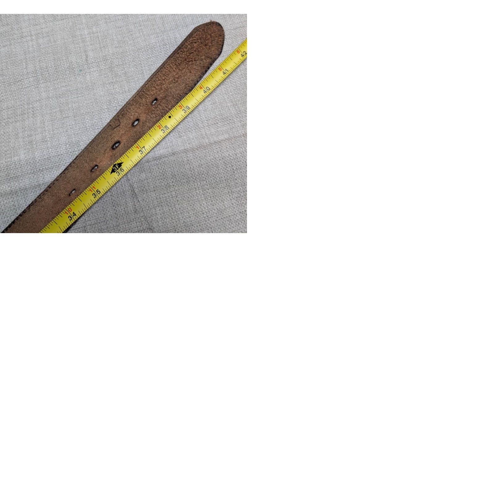 Vintage VINTAGE Silver Creek belt Tooled Western belt Men 36 brown leather cowhide full grain 1-1/2" width Belt Womens Mens Size 36 - 9 Thumbnail