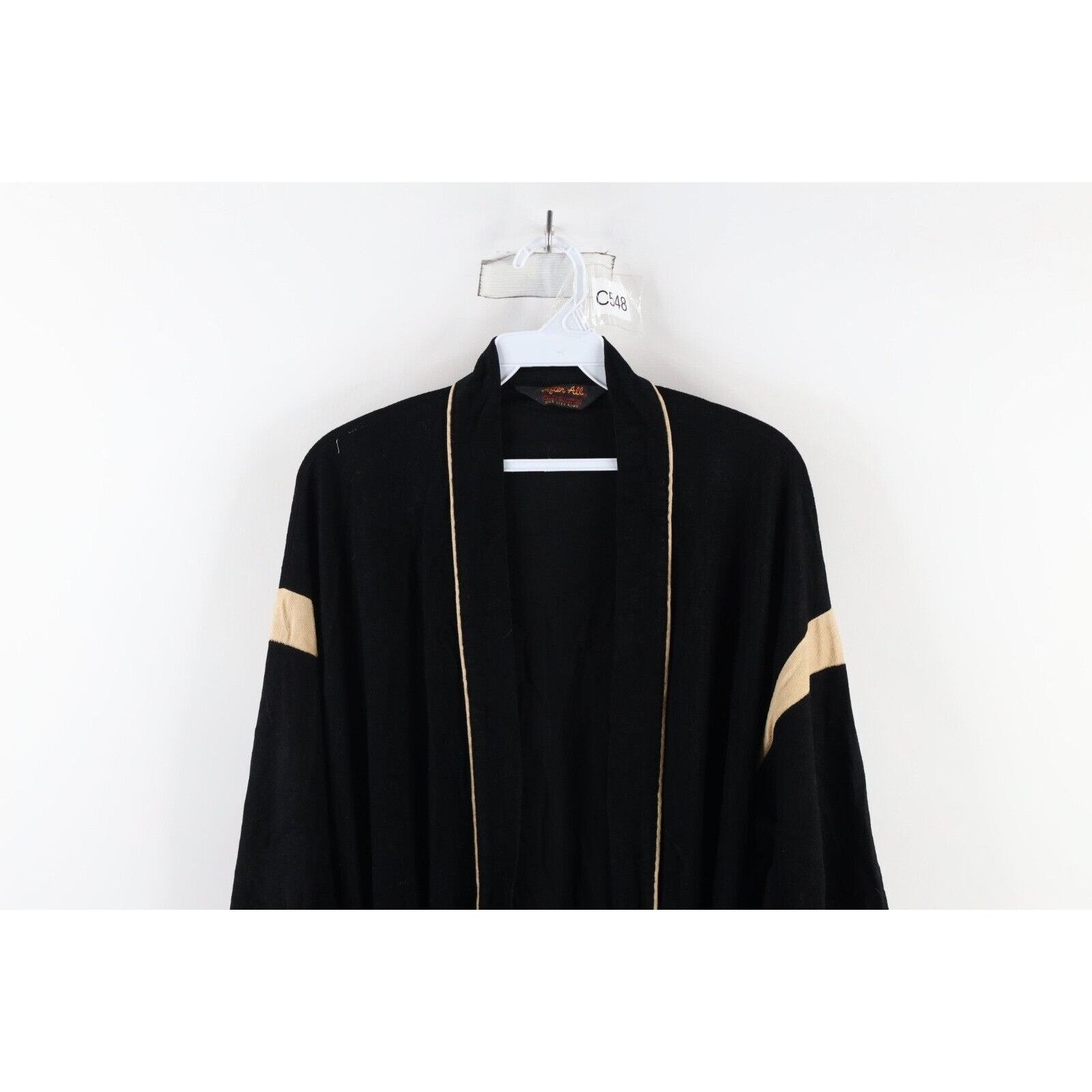 Vintage Vintage 60s 70s Streetwear Striped Velour Belted Robe Size US L / EU 52-54 / 3 - 2 Thumbnail