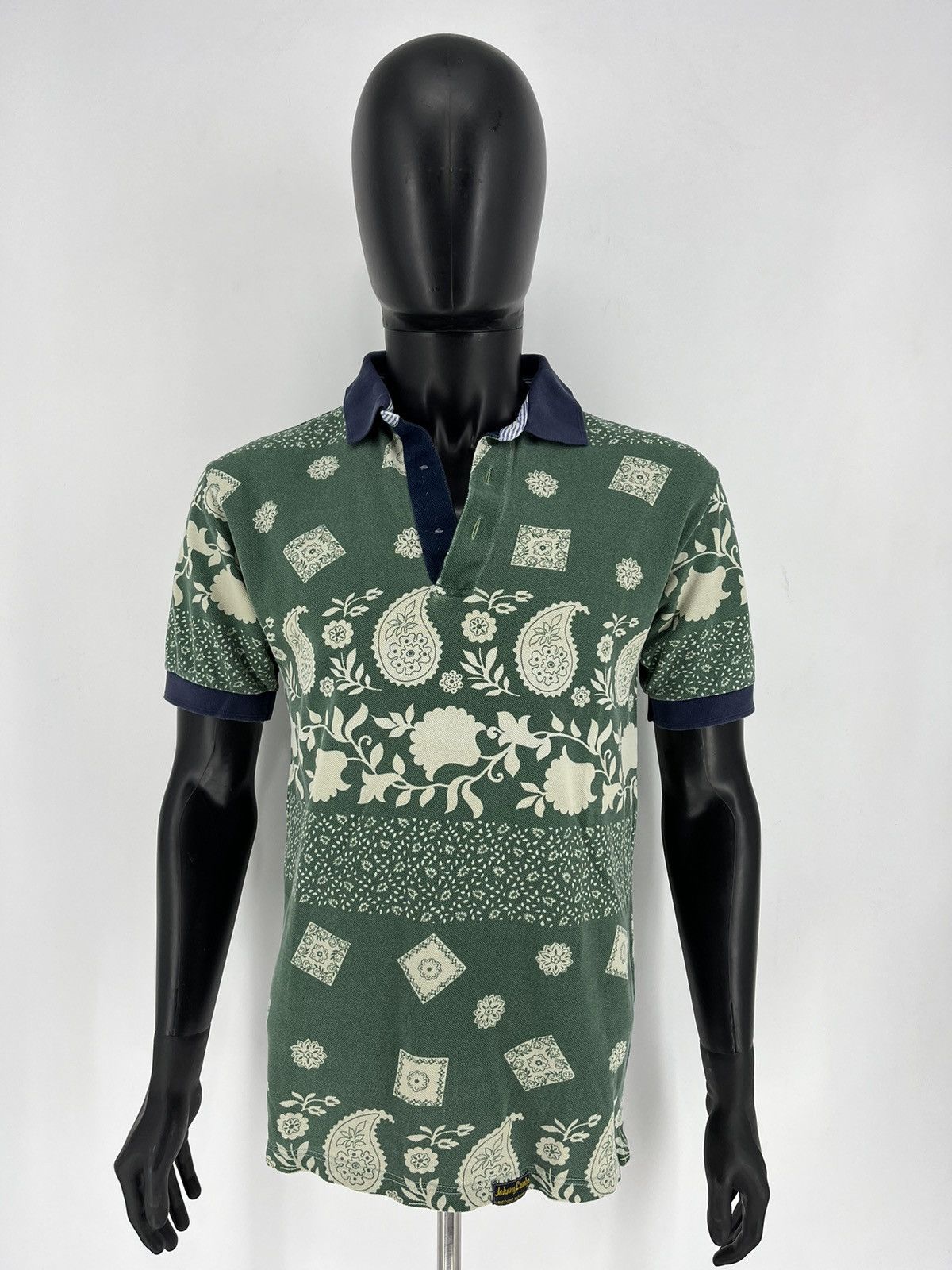 Vintage Vintage Johnny Lambs Milano polo Italy Paisley Size US M / EU 48-50 / 2 - 2 Thumbnail