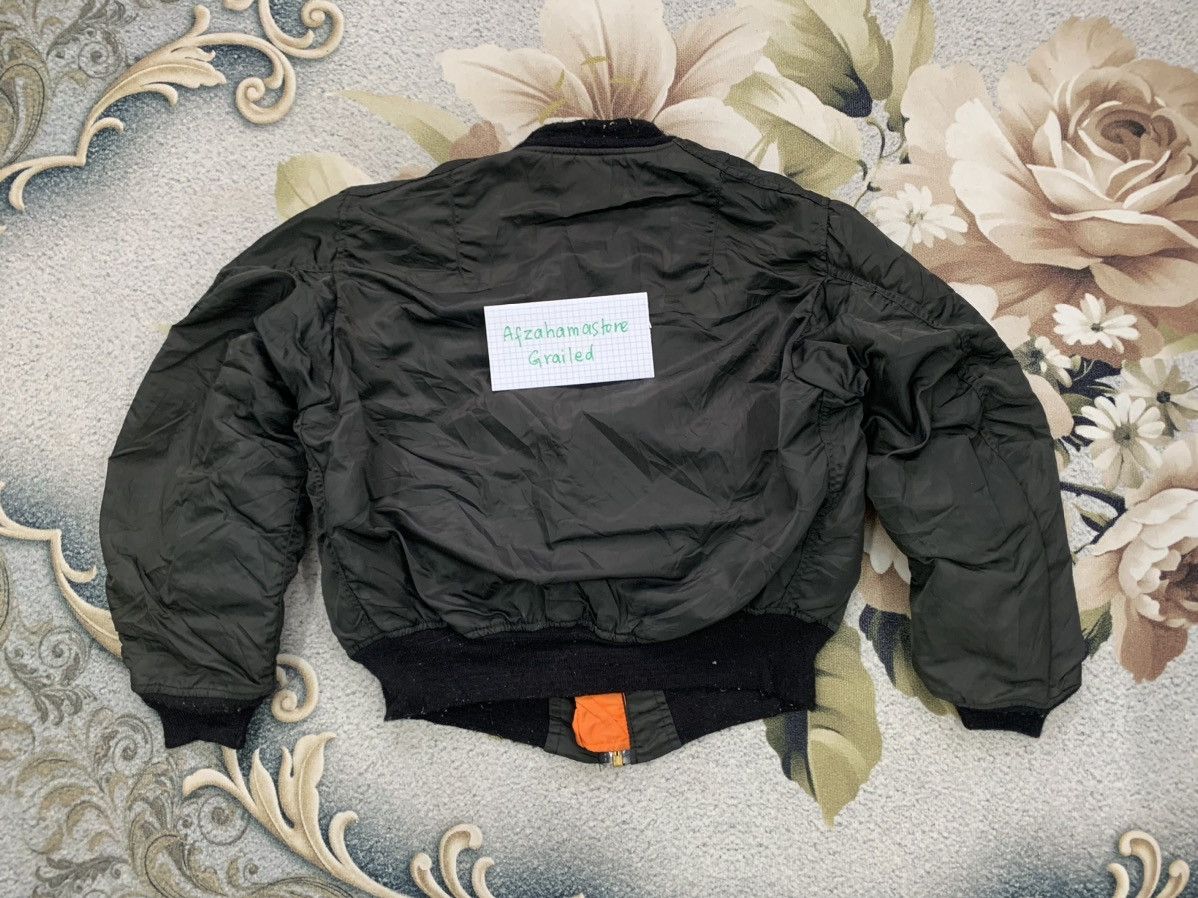 Alpha Industries × Vintage Vtg Alpha Industries Usaf MA-1 Bomber Jacket Zipper Ideal Size US L / EU 52-54 / 3 - 2 Thumbnail