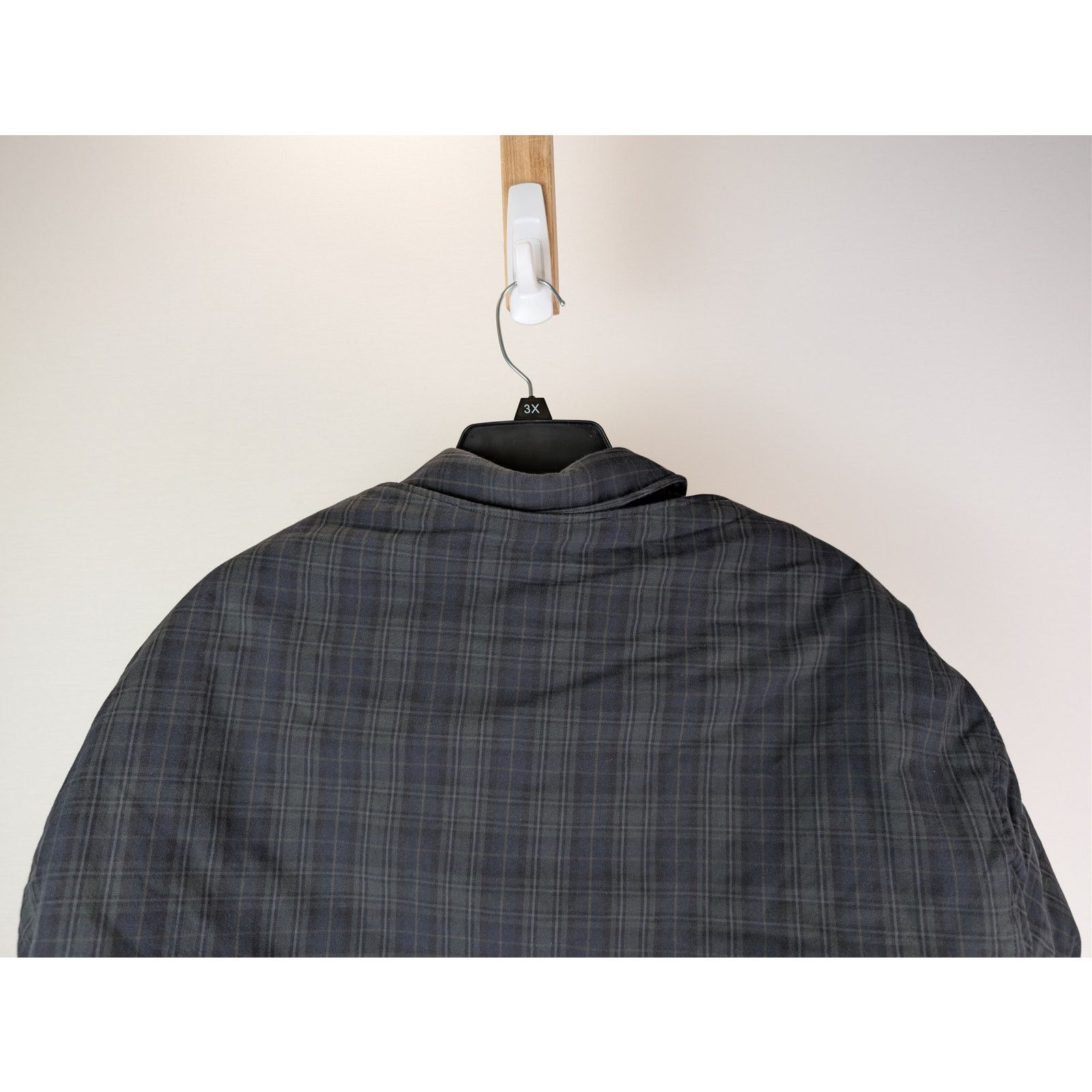 Balenciaga o1rshd1 Light Check Flannel Detachable Sleeves Shirt Size US M / EU 48-50 / 2 - 14 Thumbnail