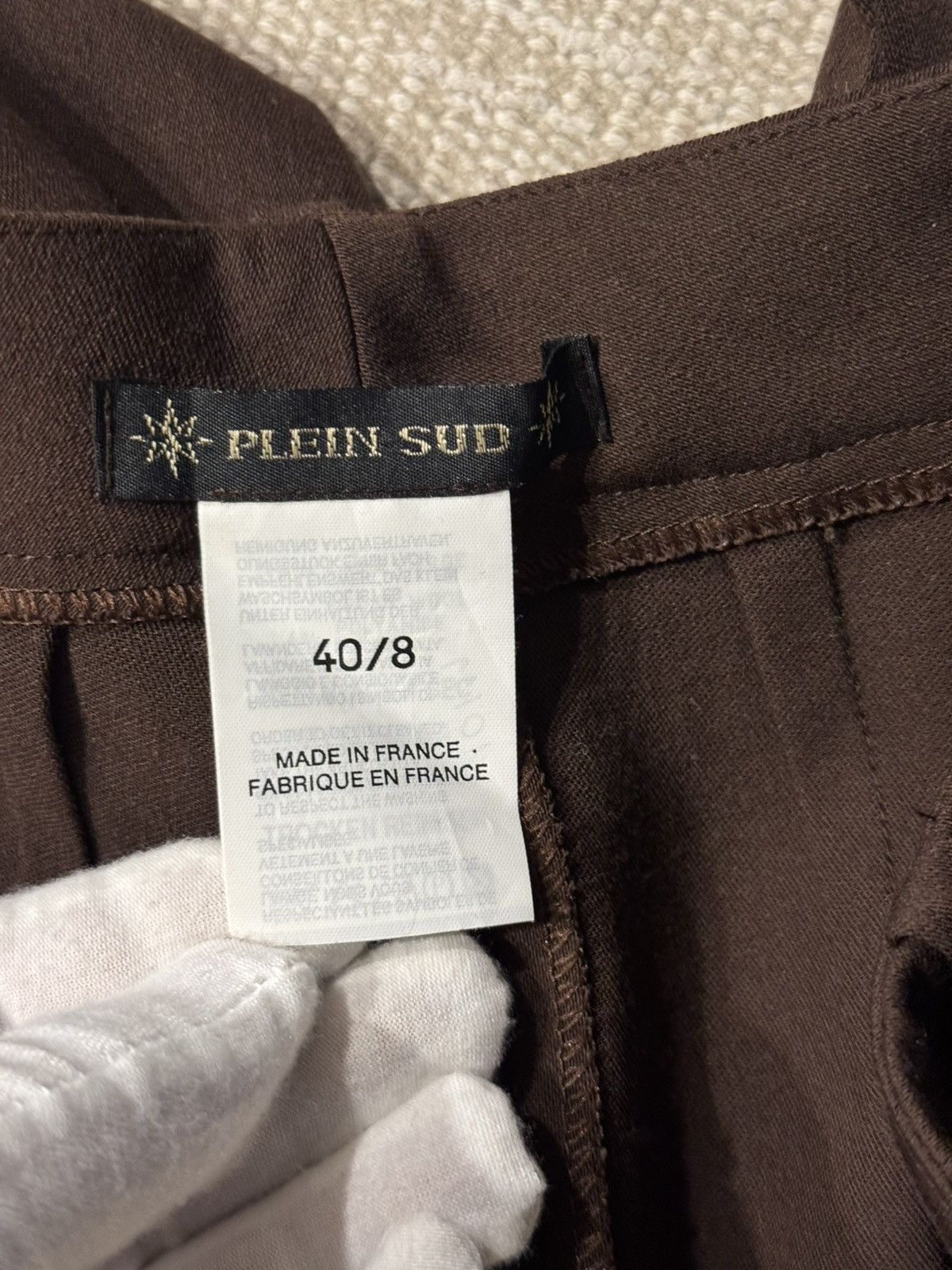 Vintage × plein sud Vintage Plein Sud Chocolate brown wool trousers sz 40 Size 28" / US 6 / IT 42 - 6 Thumbnail