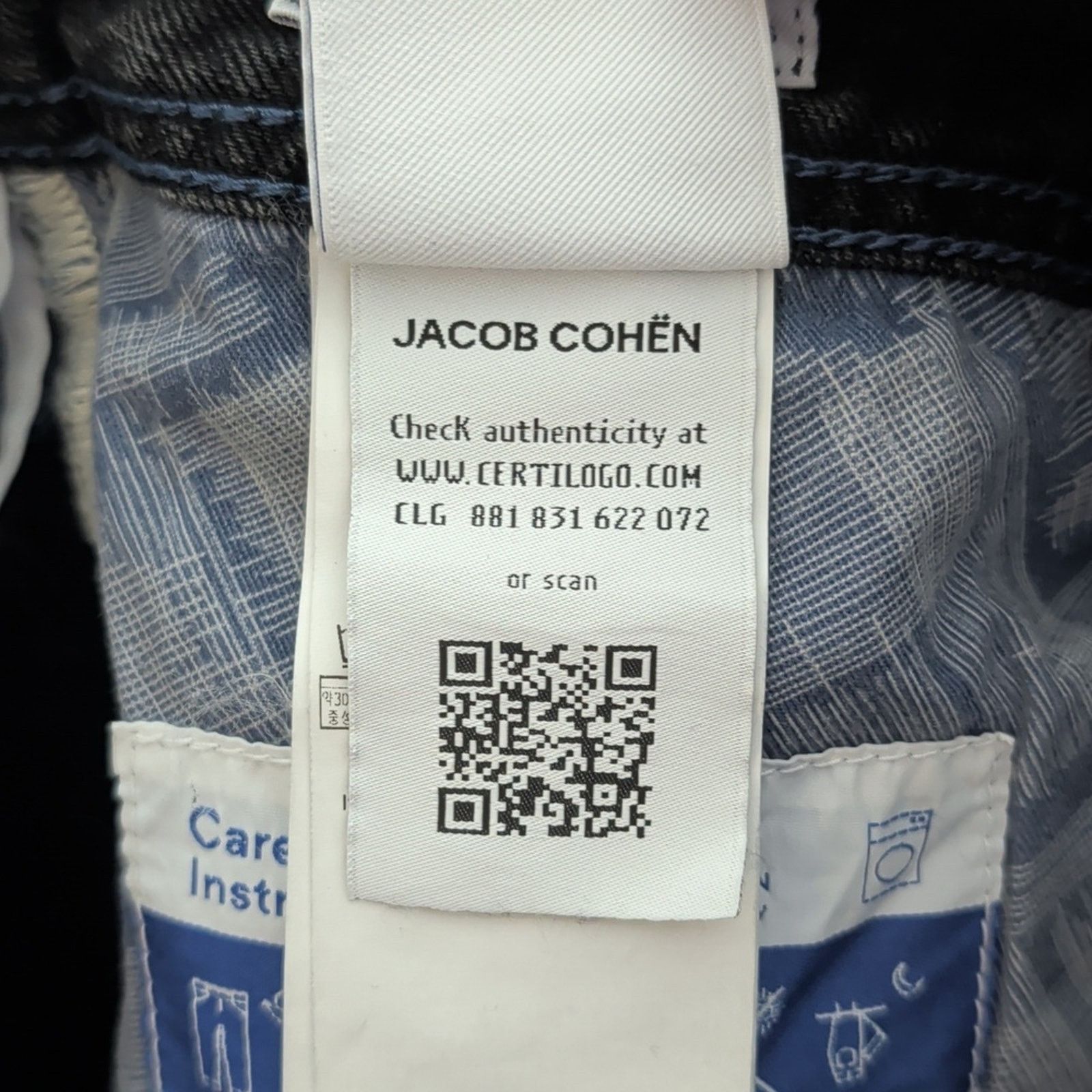 Jacob Cohen Jacob Cohen Men's Dark Gray Slim Jeans Size 30 Size US 30 / EU 46 - 12 Thumbnail