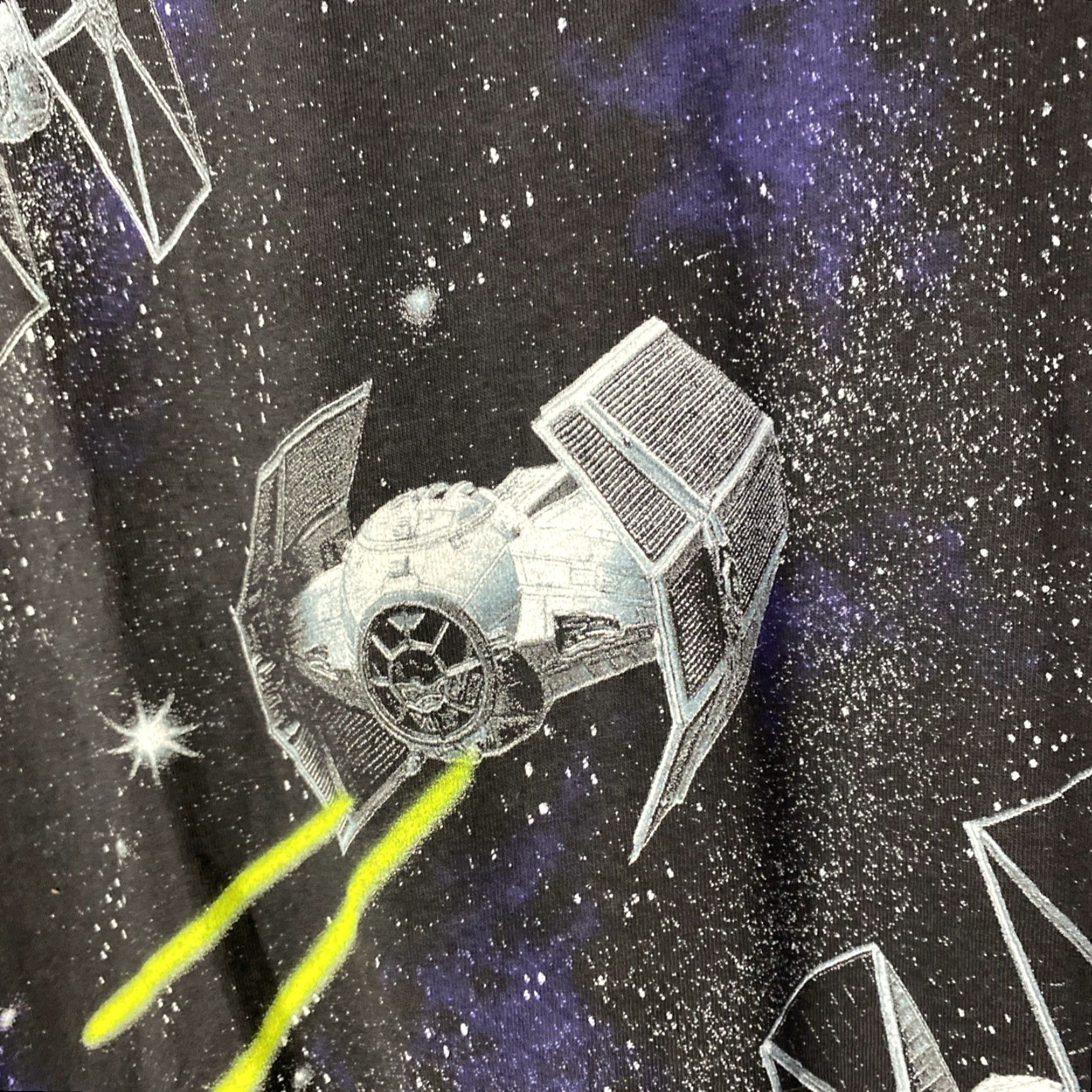 Star Wars VINTAGE Star Wars Death Star T Shirt Single Stitch USA Made L 90s Smithsonian Shirt Mens Black Cotton Short Sleeve Crew Neck 1990s Size US L / EU 52-54 / 3 - 7 Thumbnail