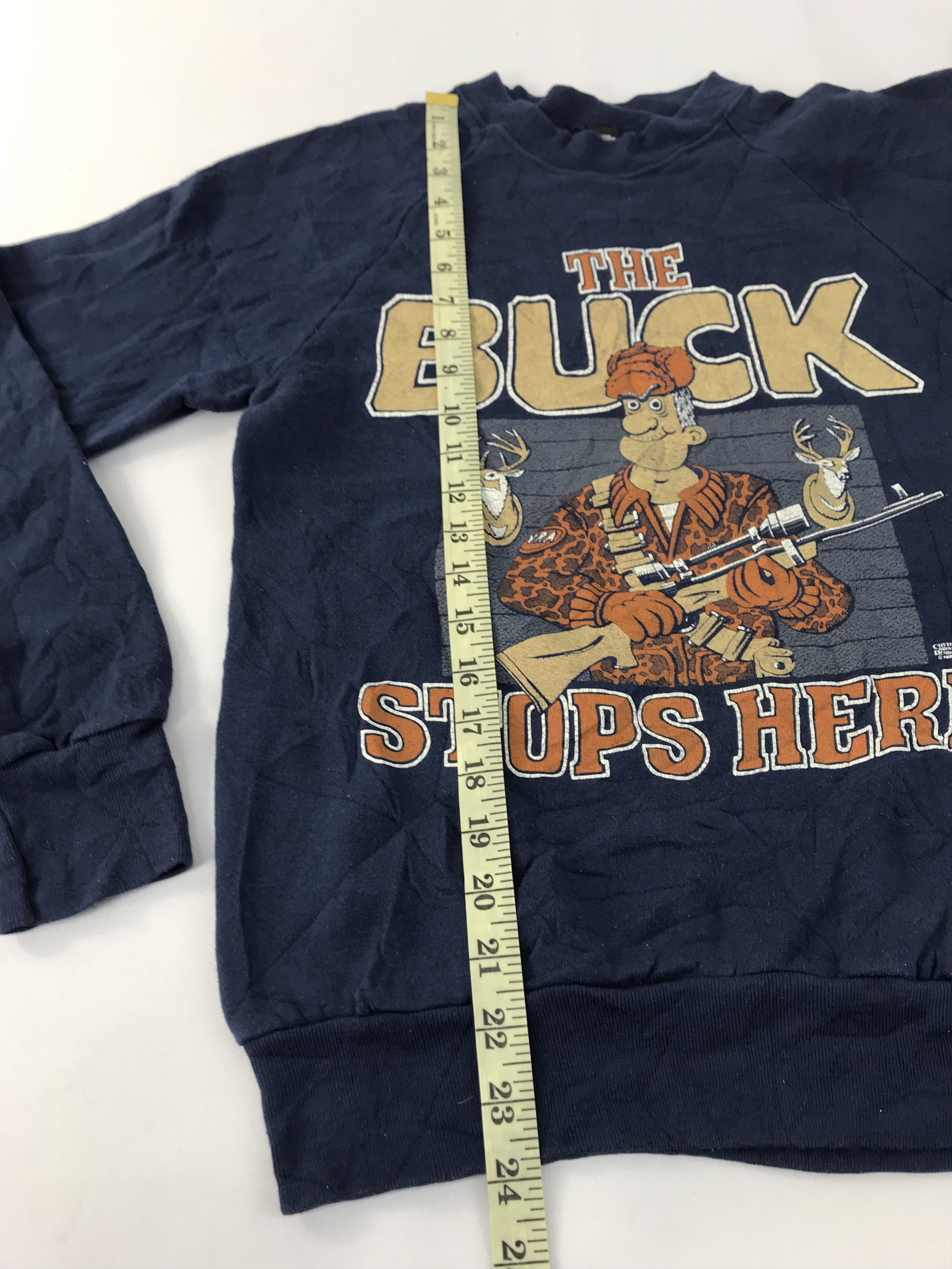 Other 90s The Bucks Stop Here Hunting Deer By Screen Star 50/50 Size US S / EU 44-46 / 1 - 8 Thumbnail