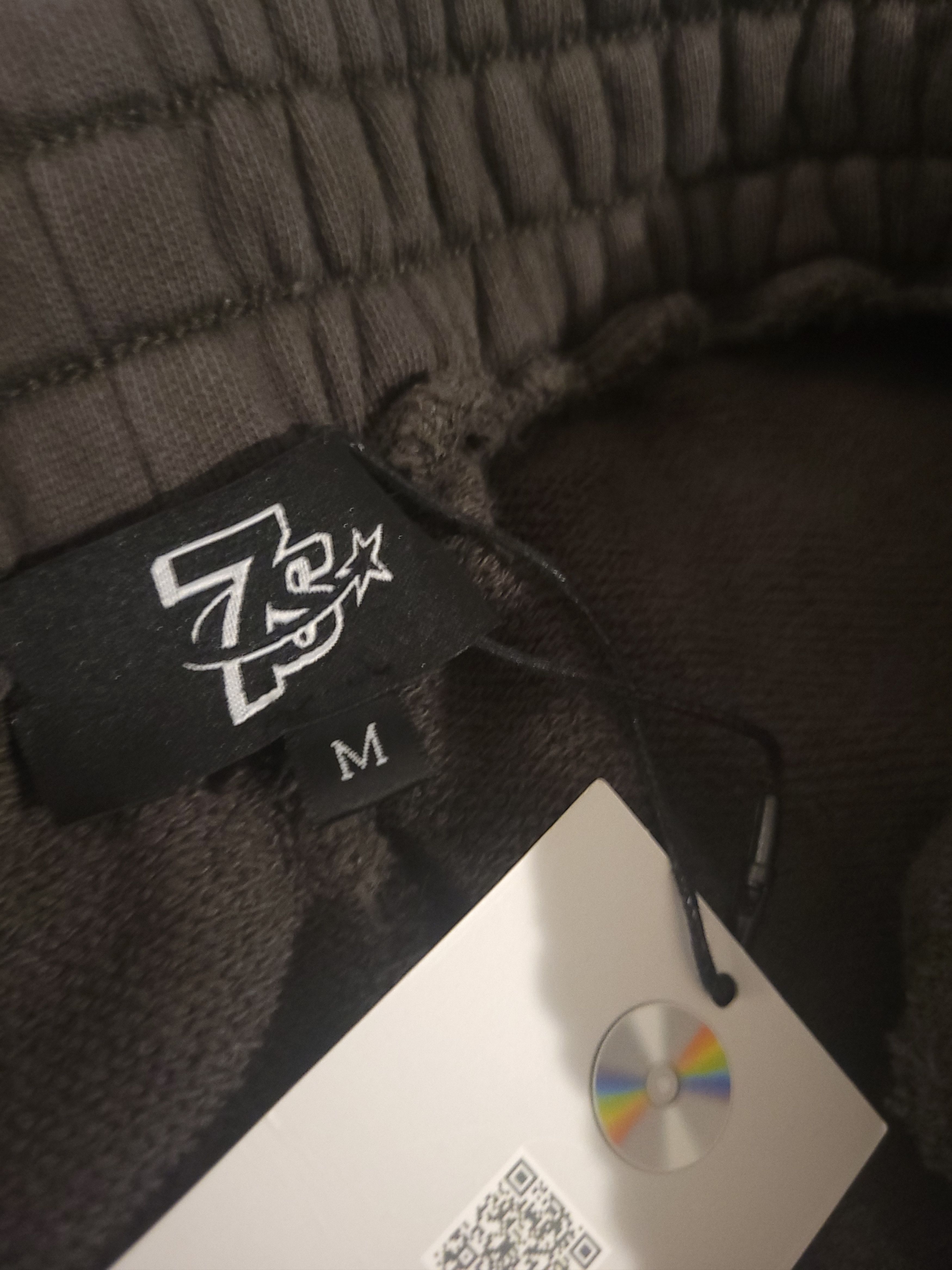 TRIPLE SEVENS Triple Sevens - Black Wide Leg Sweatpants- Men's Med -BNWT Size US 31 - 14 Thumbnail