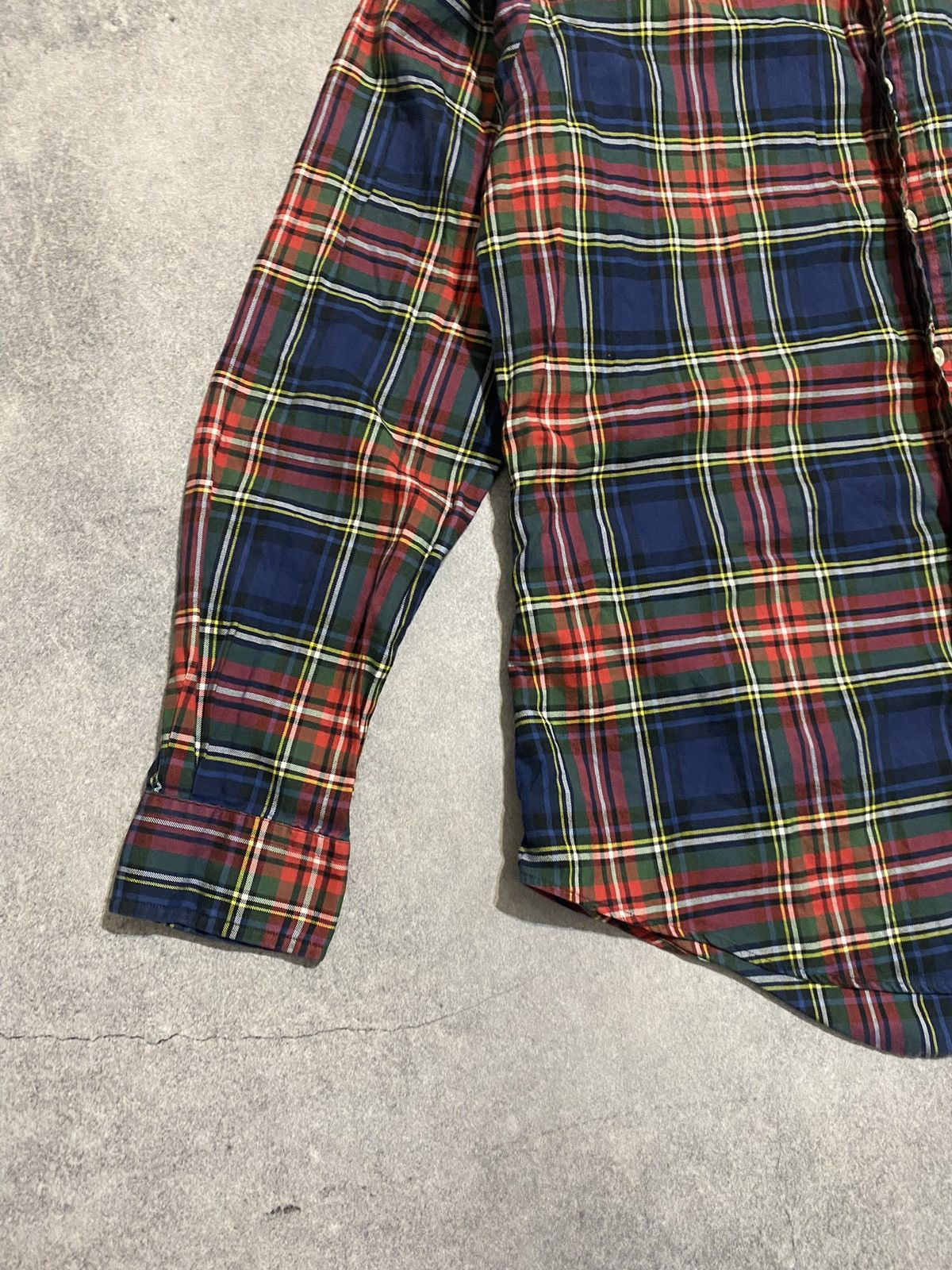 Polo Ralph Lauren × Ralph Lauren × Vintage Vintage Polo Ralph Lauren Plaid Shirt Buttons Up Size US M / EU 48-50 / 2 - 3 Thumbnail