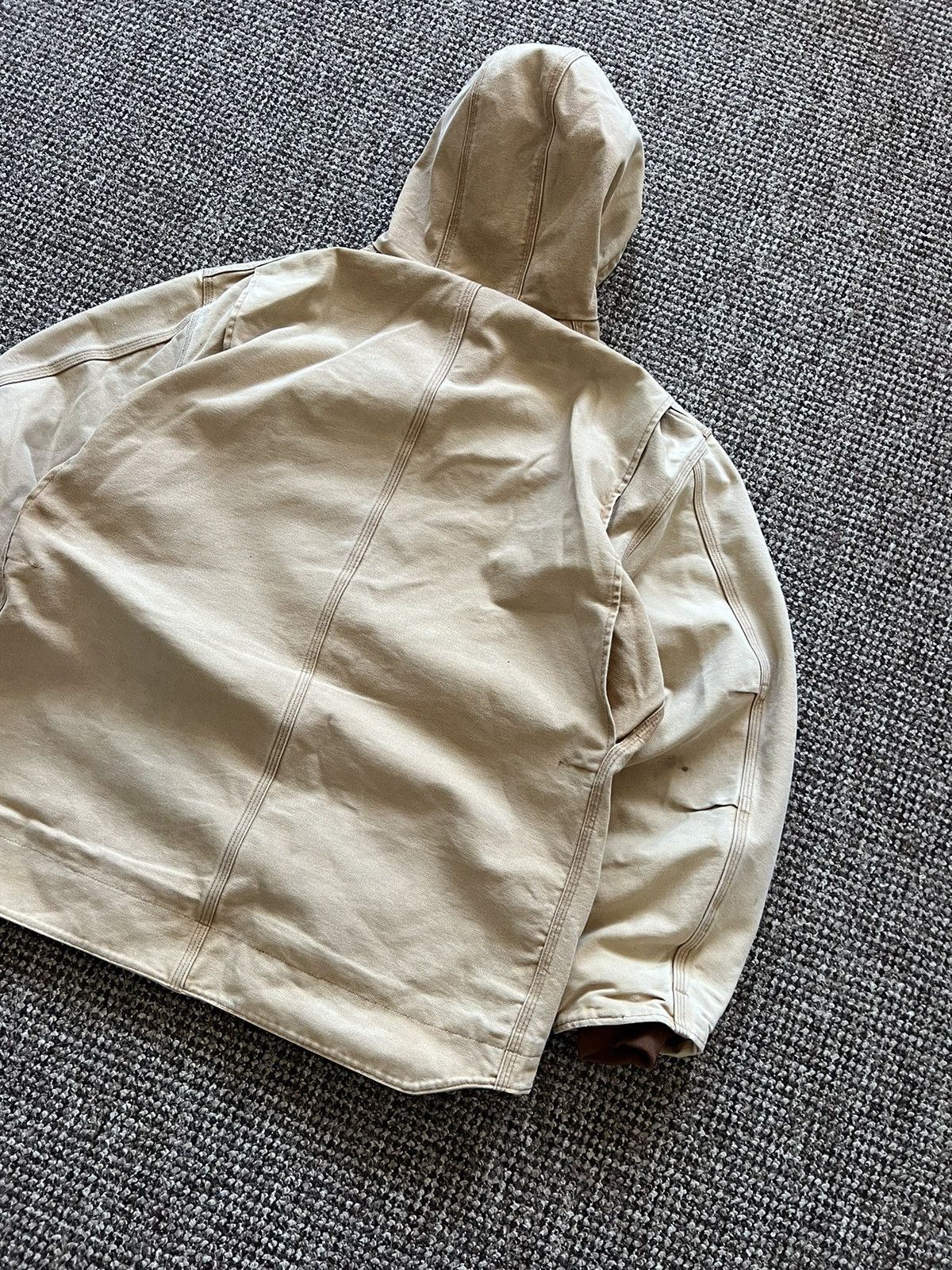 Carhartt CARHARTT VINTAGE ACTIVE JACKET FADED WORK ZIP HOODED FLEECE Size US XL / EU 56 / 4 - 15 Thumbnail